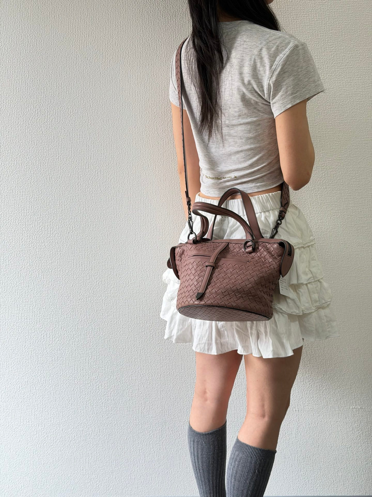 Bottega Veneta Intrecciato 2Way Leather Shoulderbag