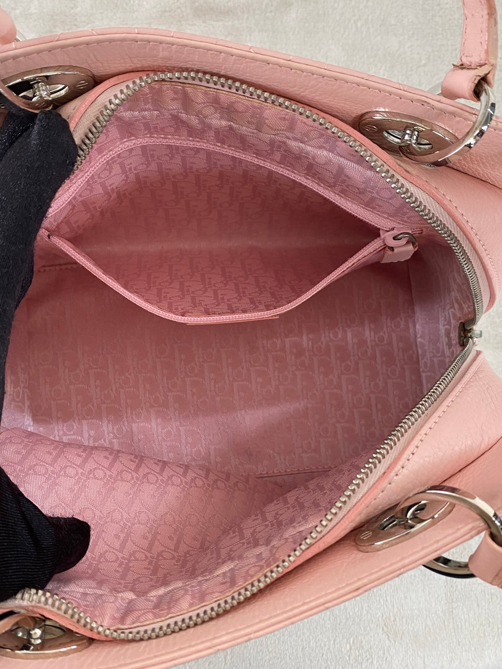 Christian Dior  Cannage Handle Bag