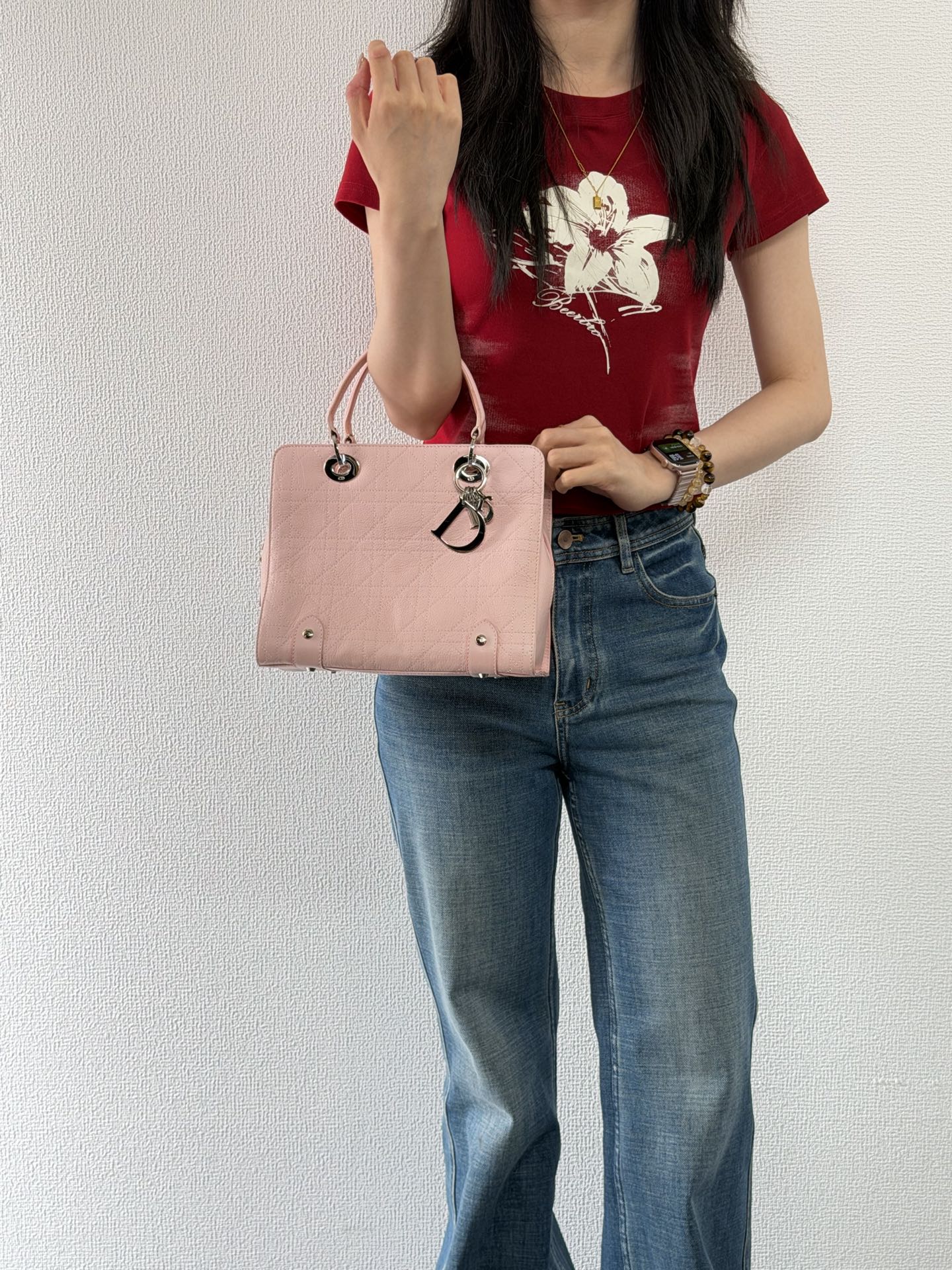 Christian Dior  Cannage Handle Bag