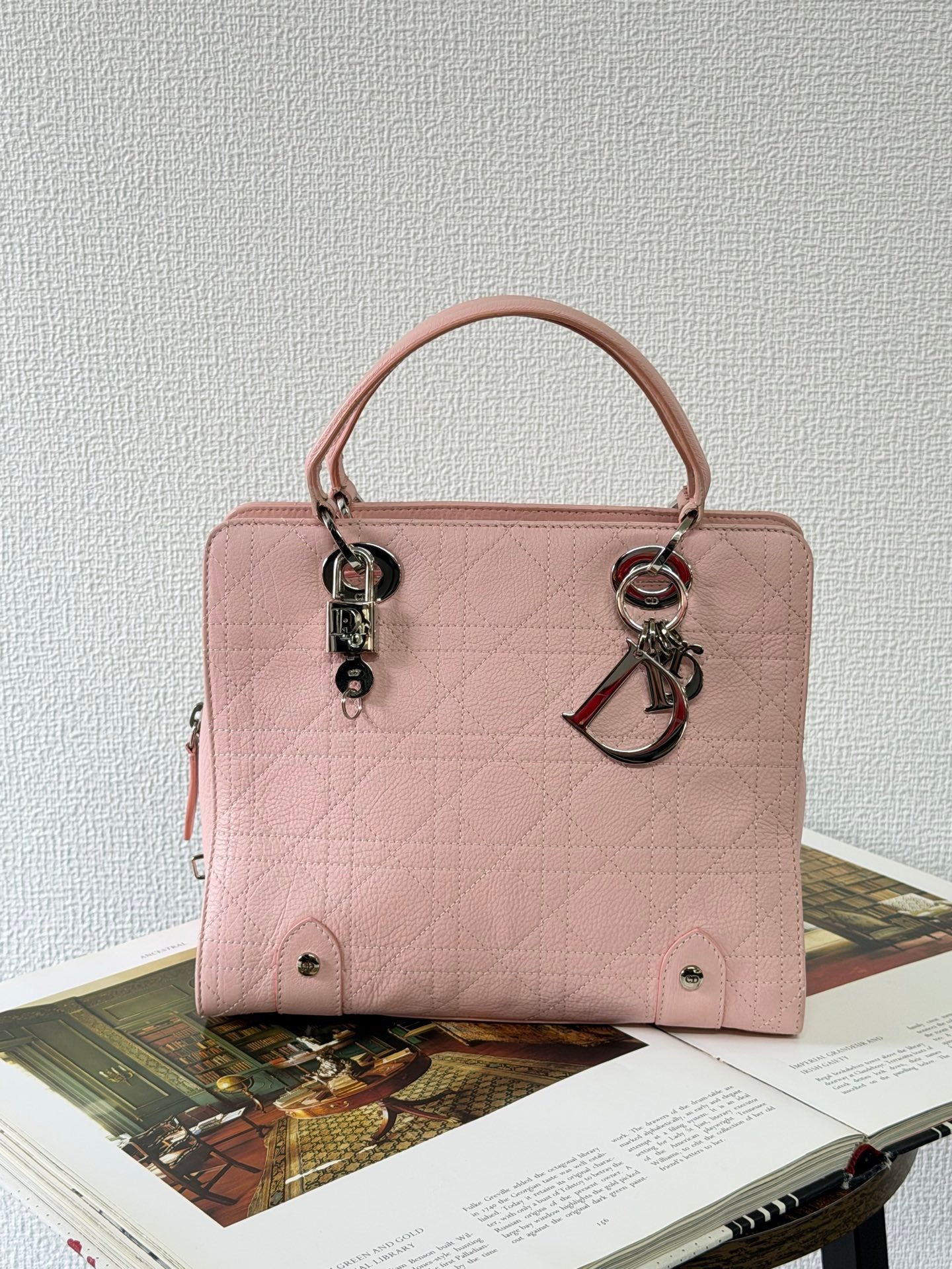 Christian Dior  Cannage Handle Bag