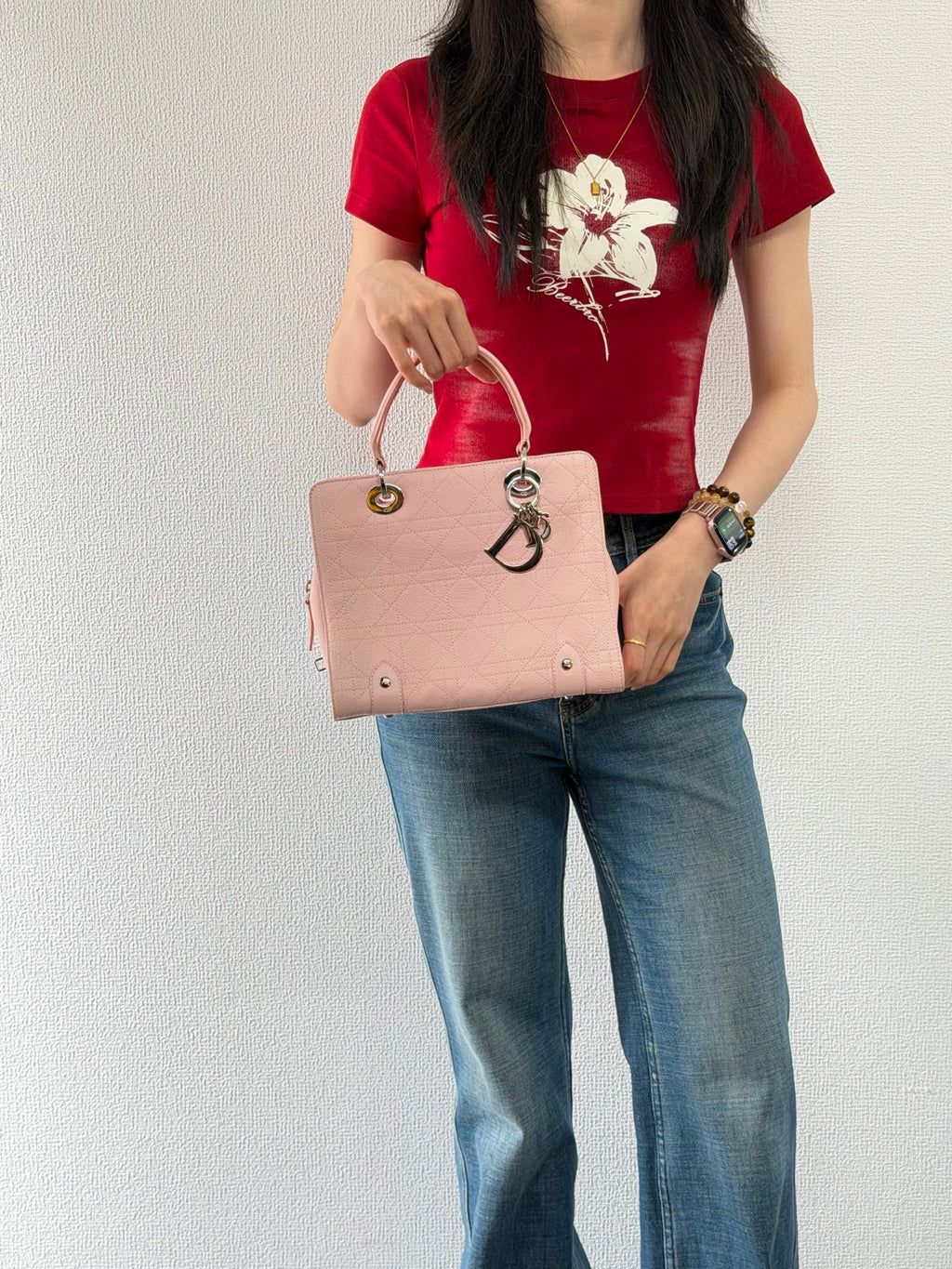 Christian Dior  Cannage Handle Bag