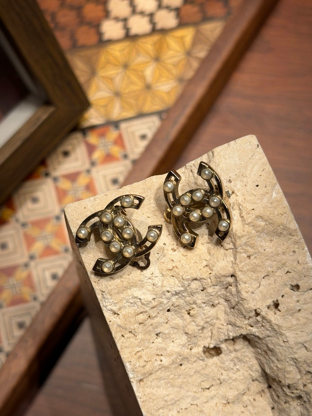CHANEL Double-C Earring Clips