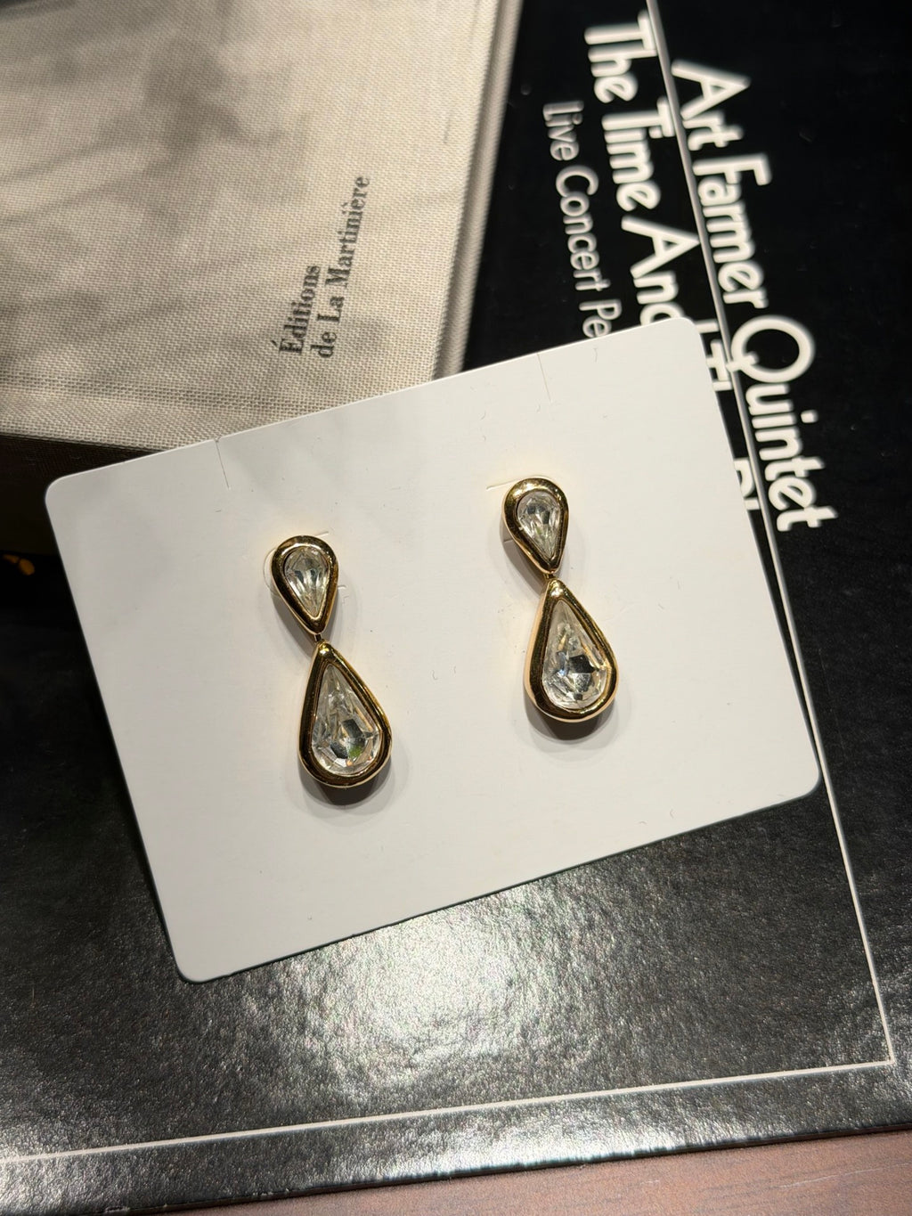 DIOR Vintage Raindrop-shaped Earring