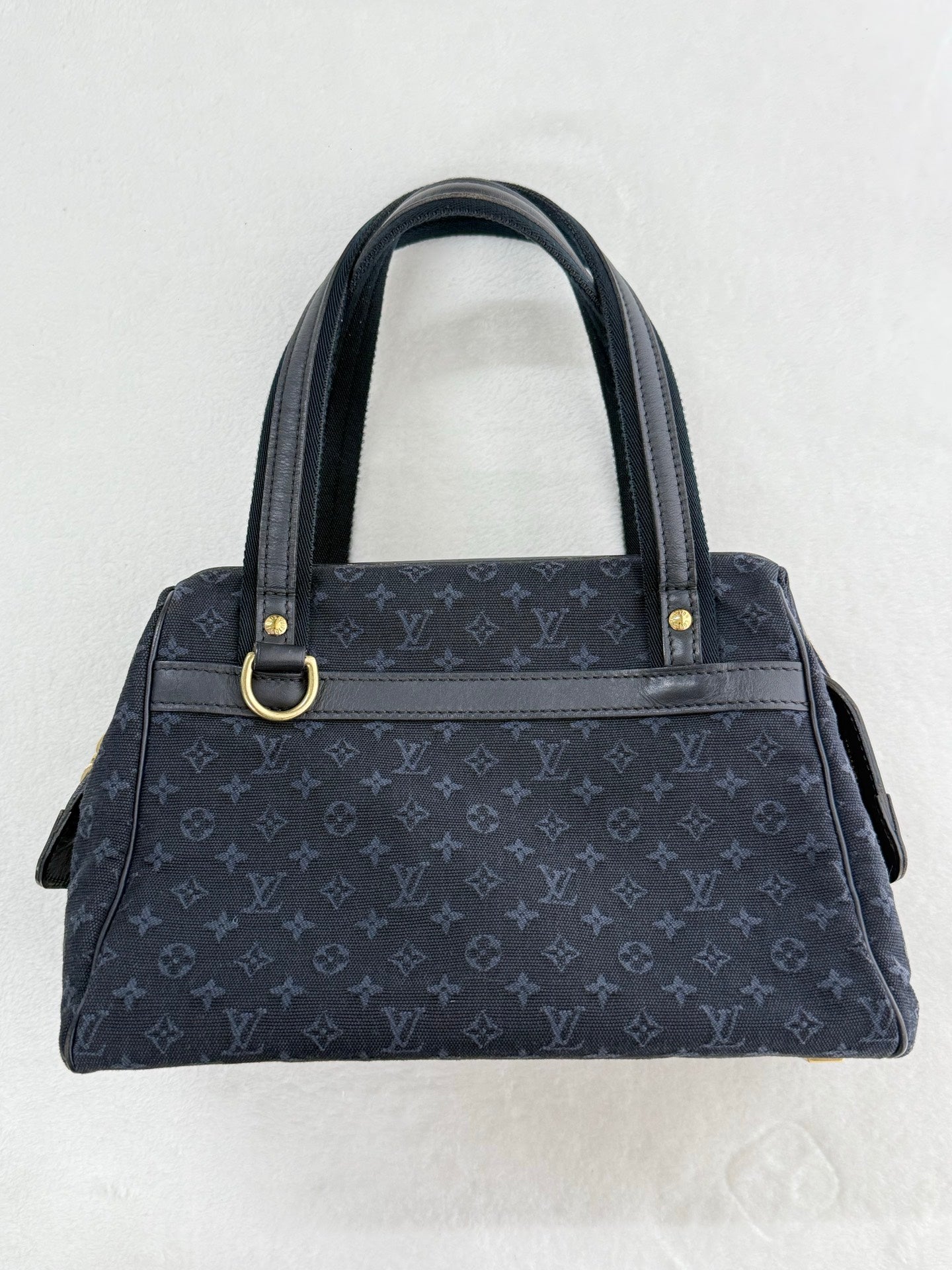 LOUIS VUITTON Minimonogram totebag Navy color 