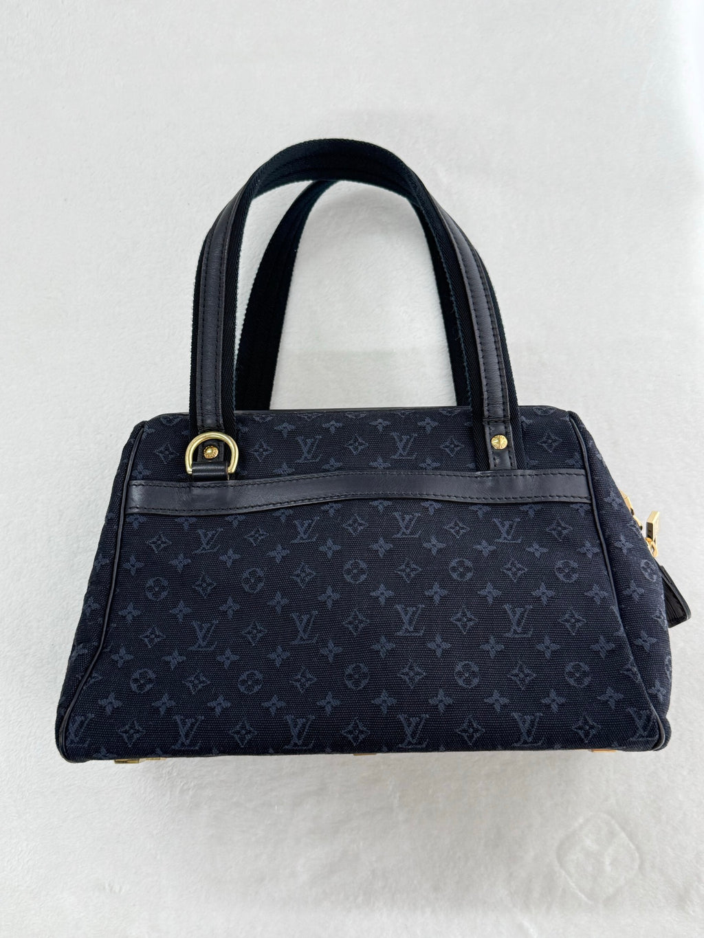 LOUIS VUITTON Minimonogram totebag Navy color