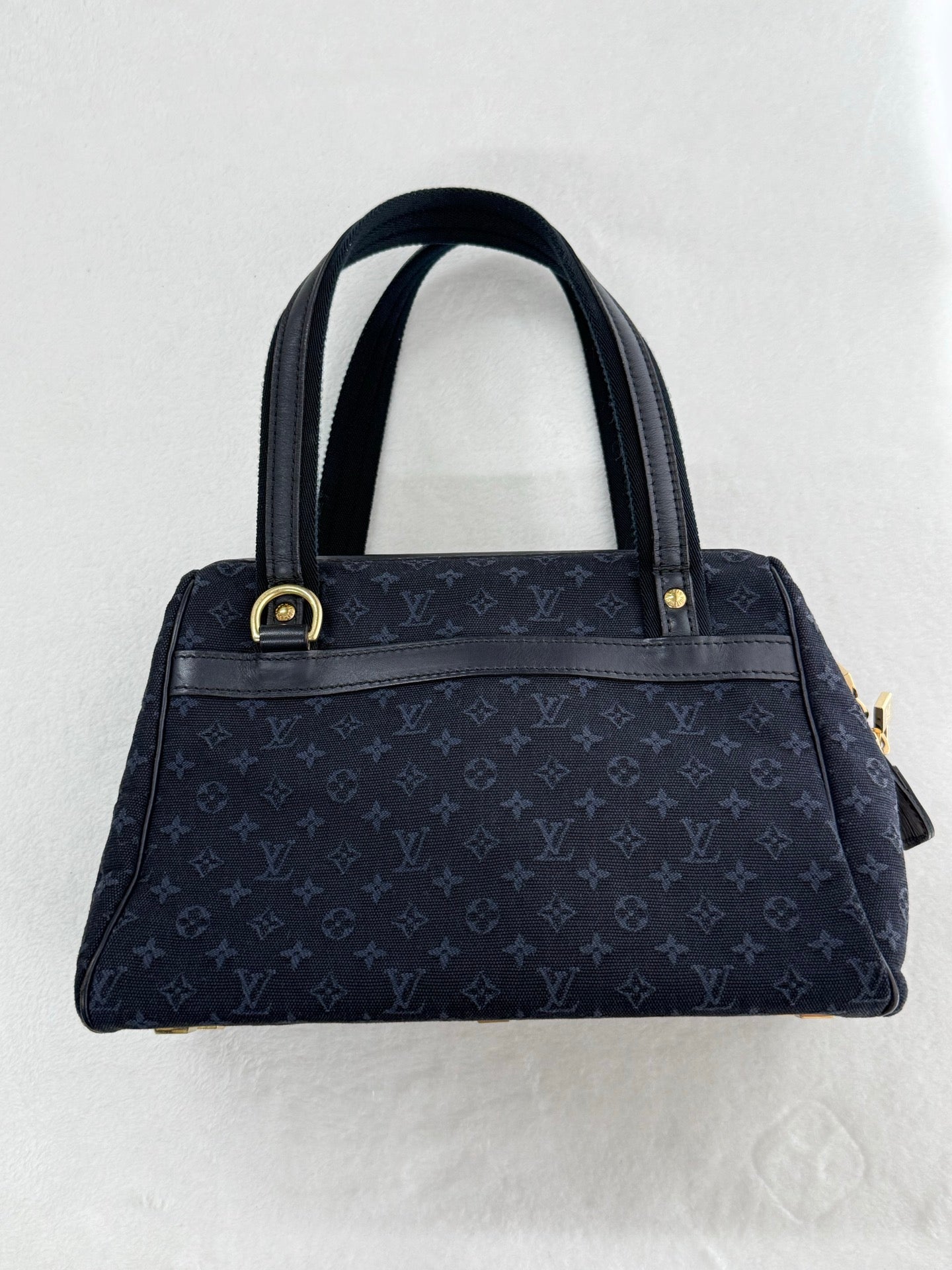 LOUIS VUITTON Minimonogram totebag Navy color 