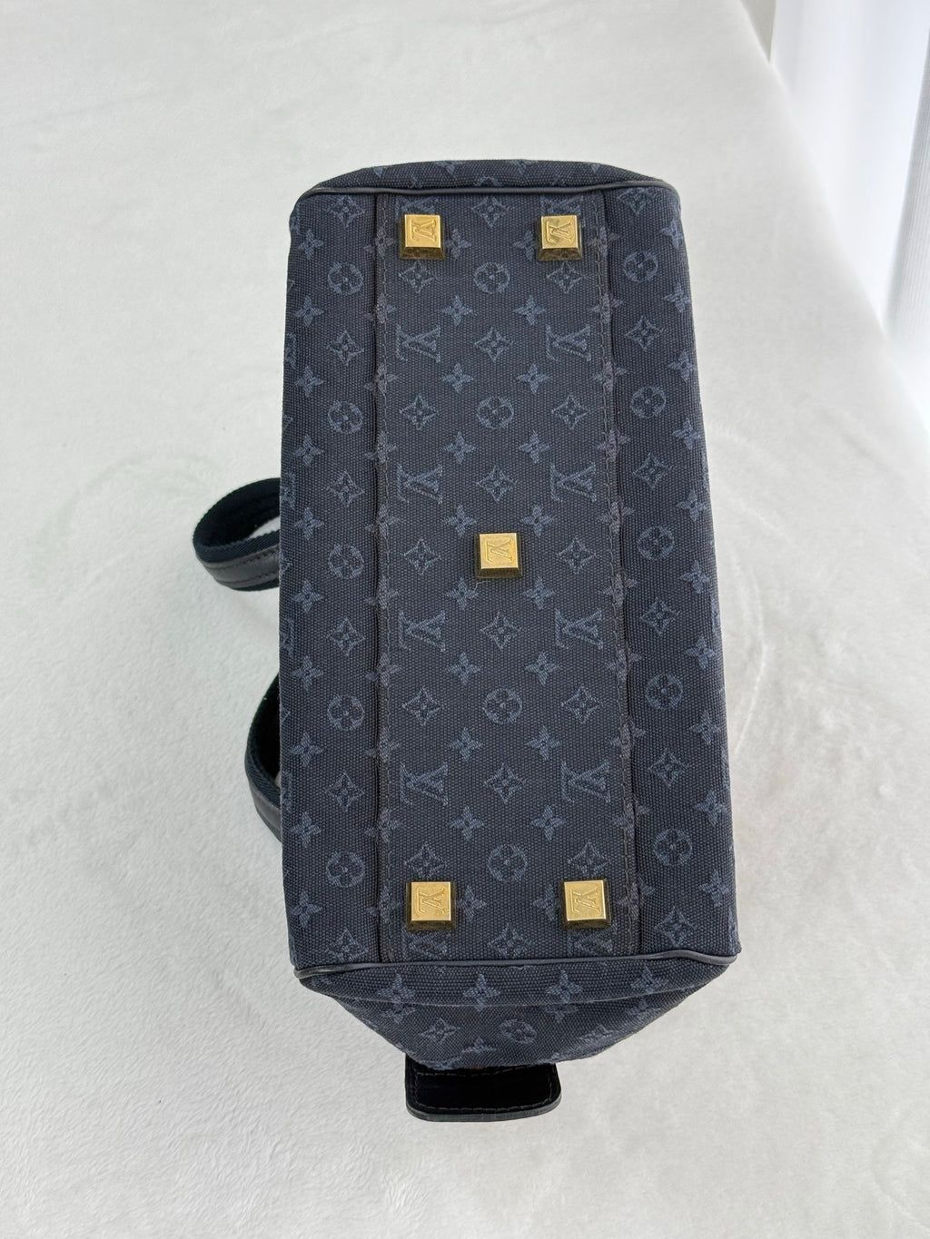 LOUIS VUITTON Minimonogram totebag Navy color