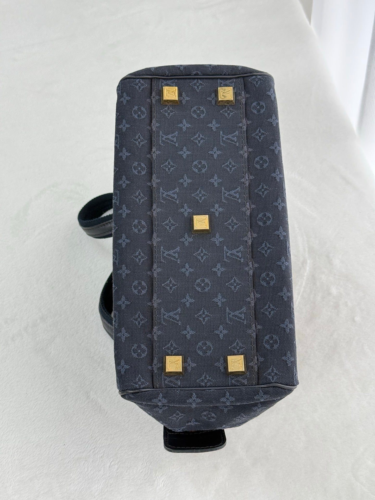 LOUIS VUITTON Minimonogram totebag Navy color 