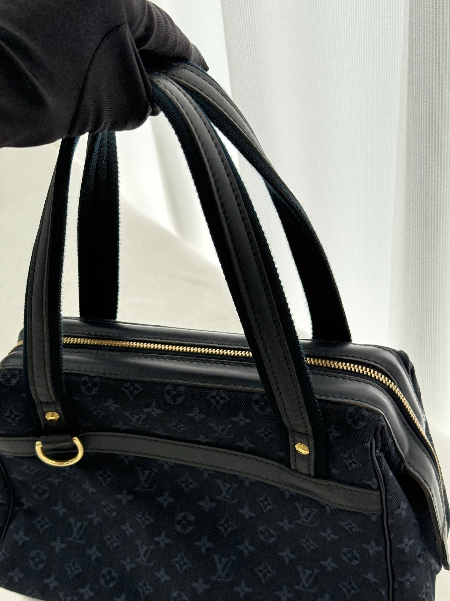 LOUIS VUITTON Minimonogram totebag Navy color 