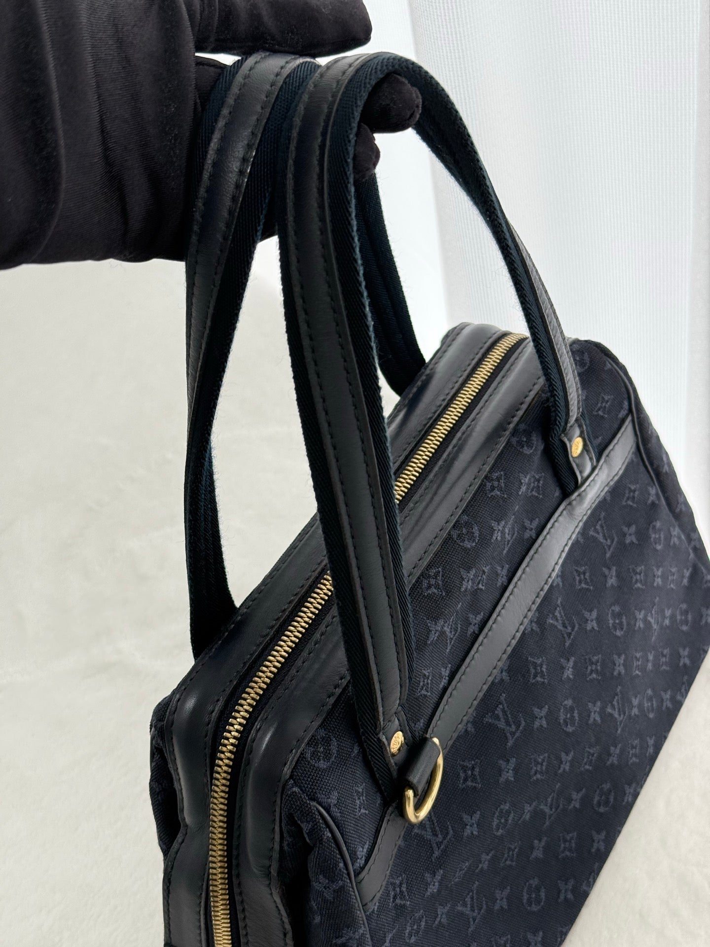 LOUIS VUITTON Minimonogram totebag Navy color 
