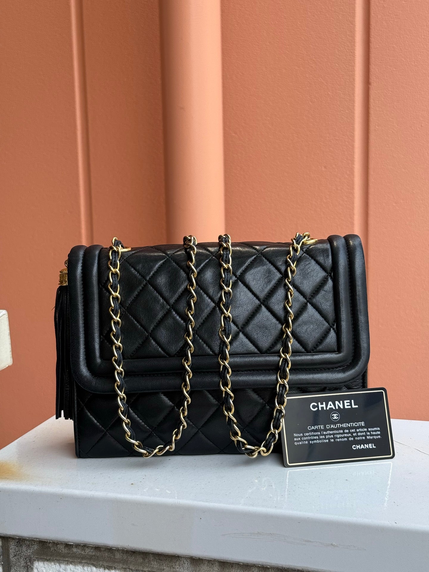 CHANEL Flap Messenger Bag