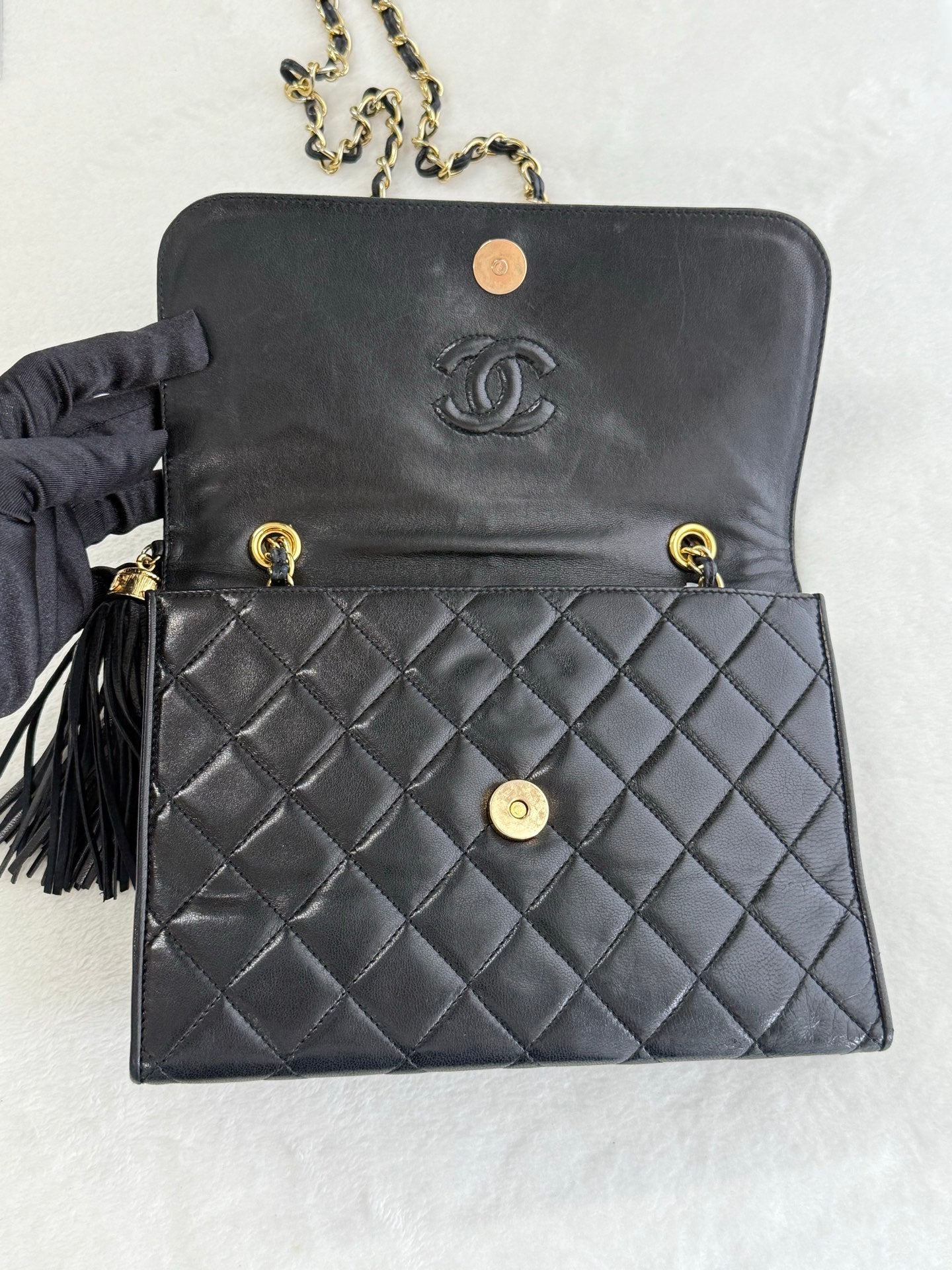 CHANEL Flap Messenger Bag