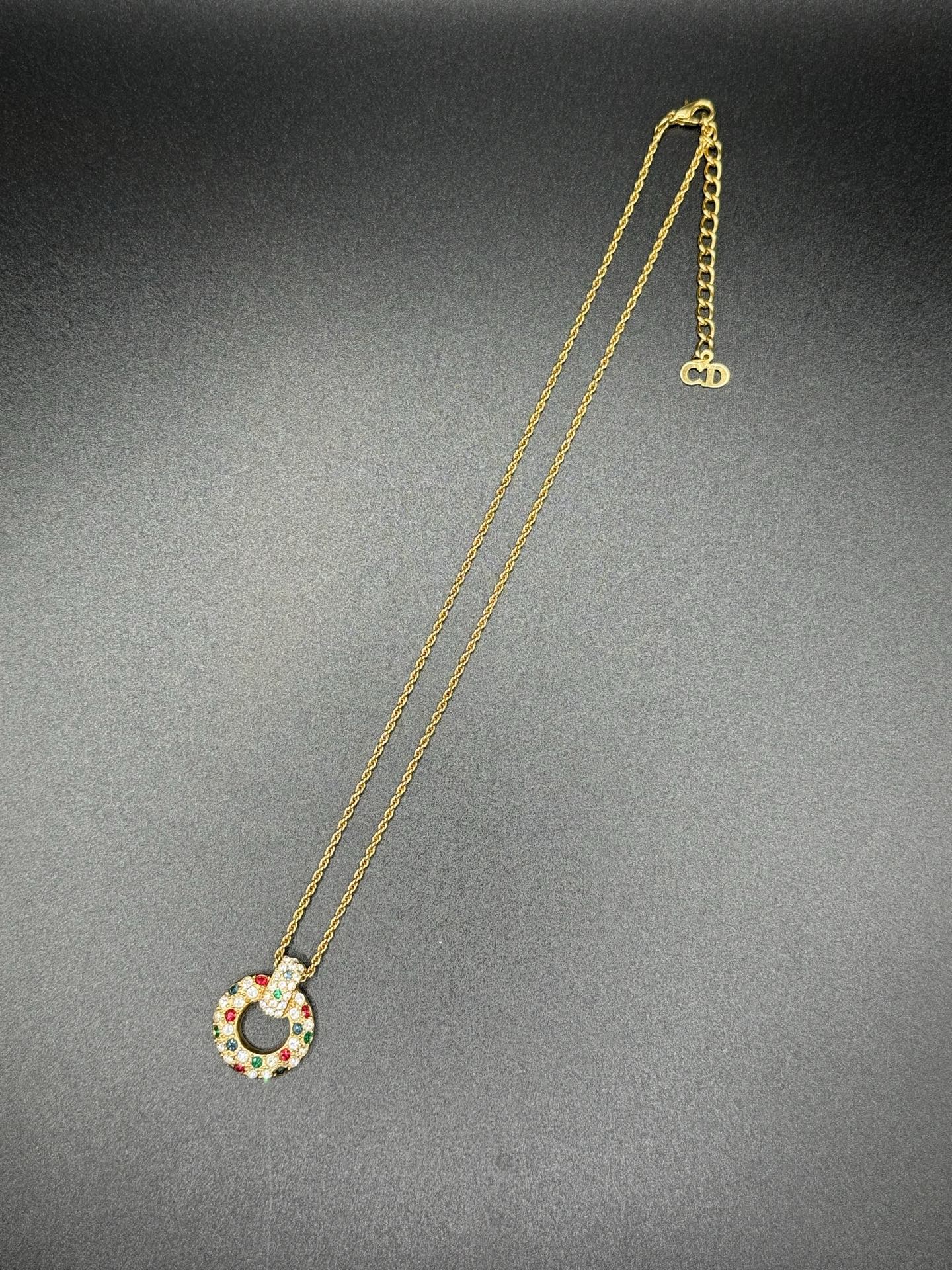 Dior Necklace Circle Shape