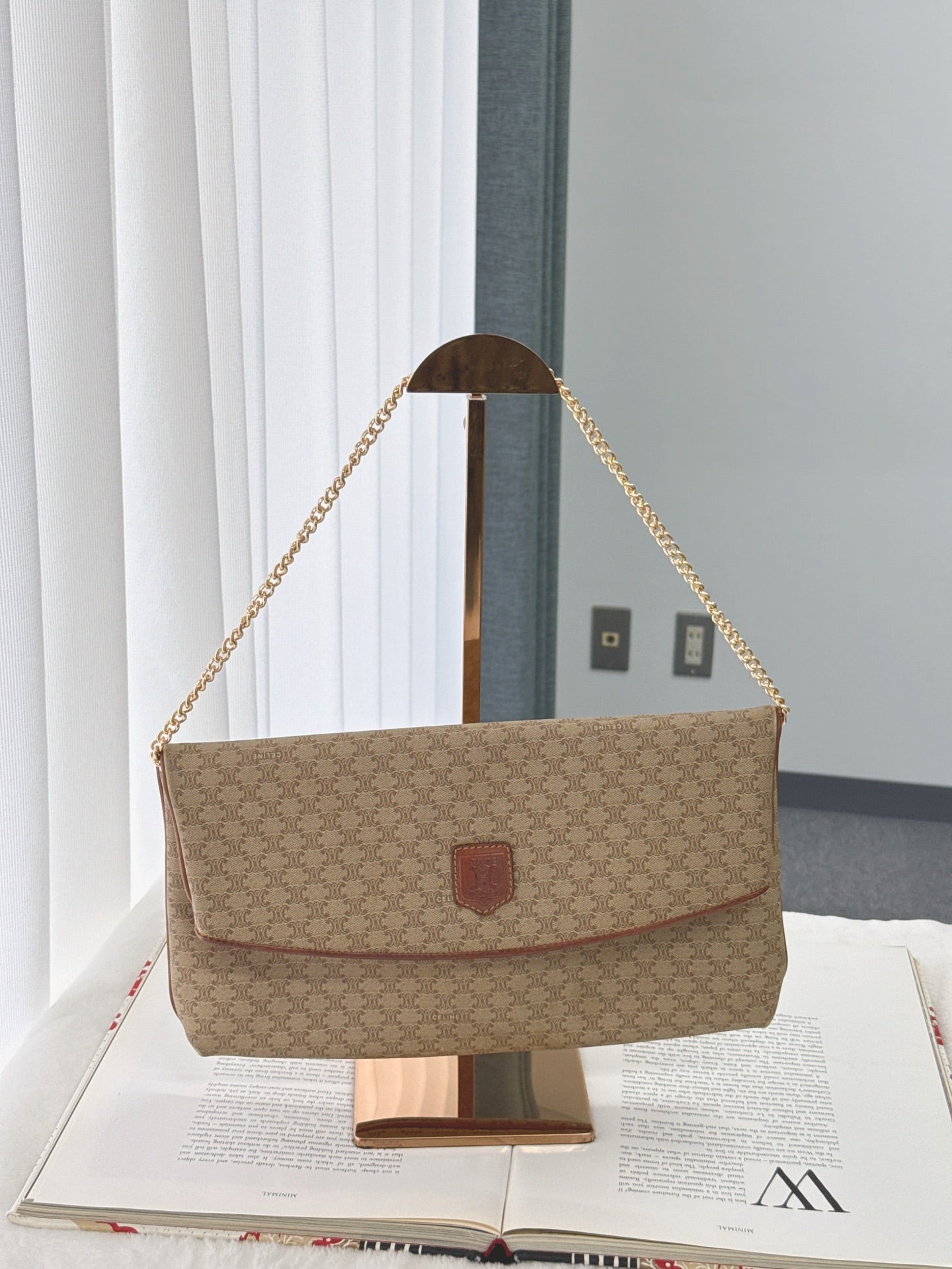 CELINE Macadam Envelope Bag