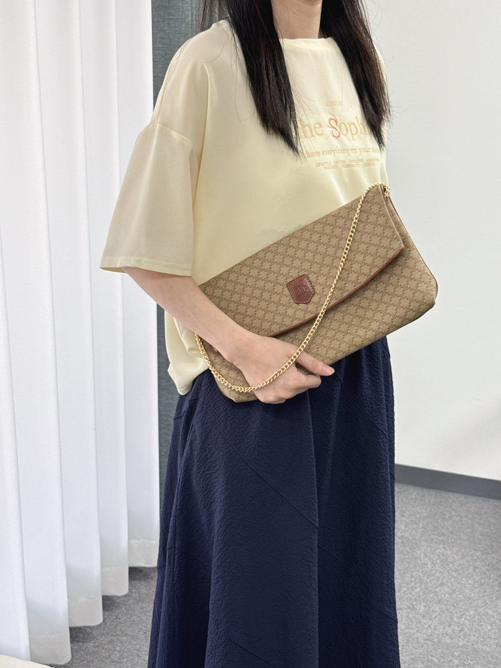 CELINE Macadam Envelope Bag