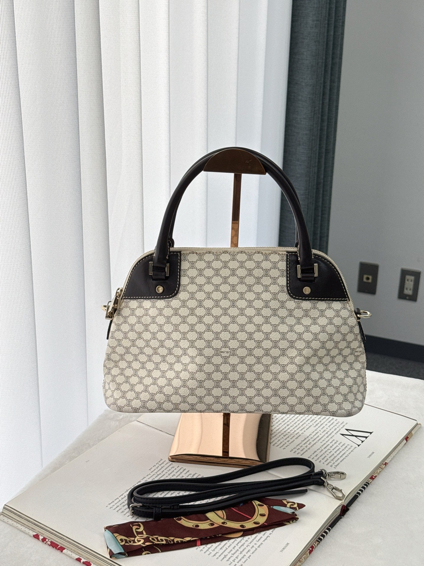CELINE Macadam Bowler Bag