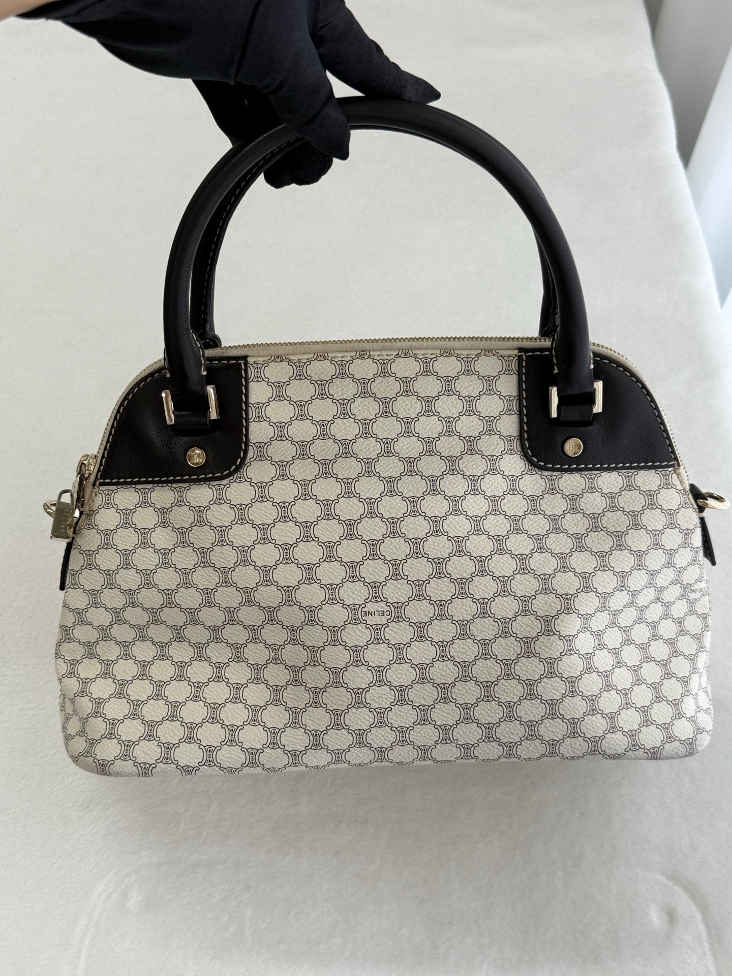 CELINE Macadam Bowler Bag