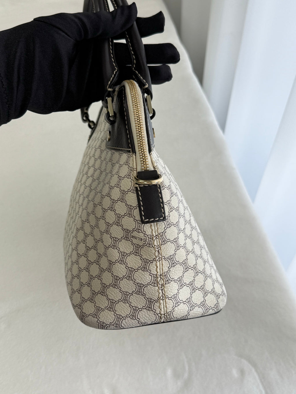 CELINE Macadam Bowler Bag