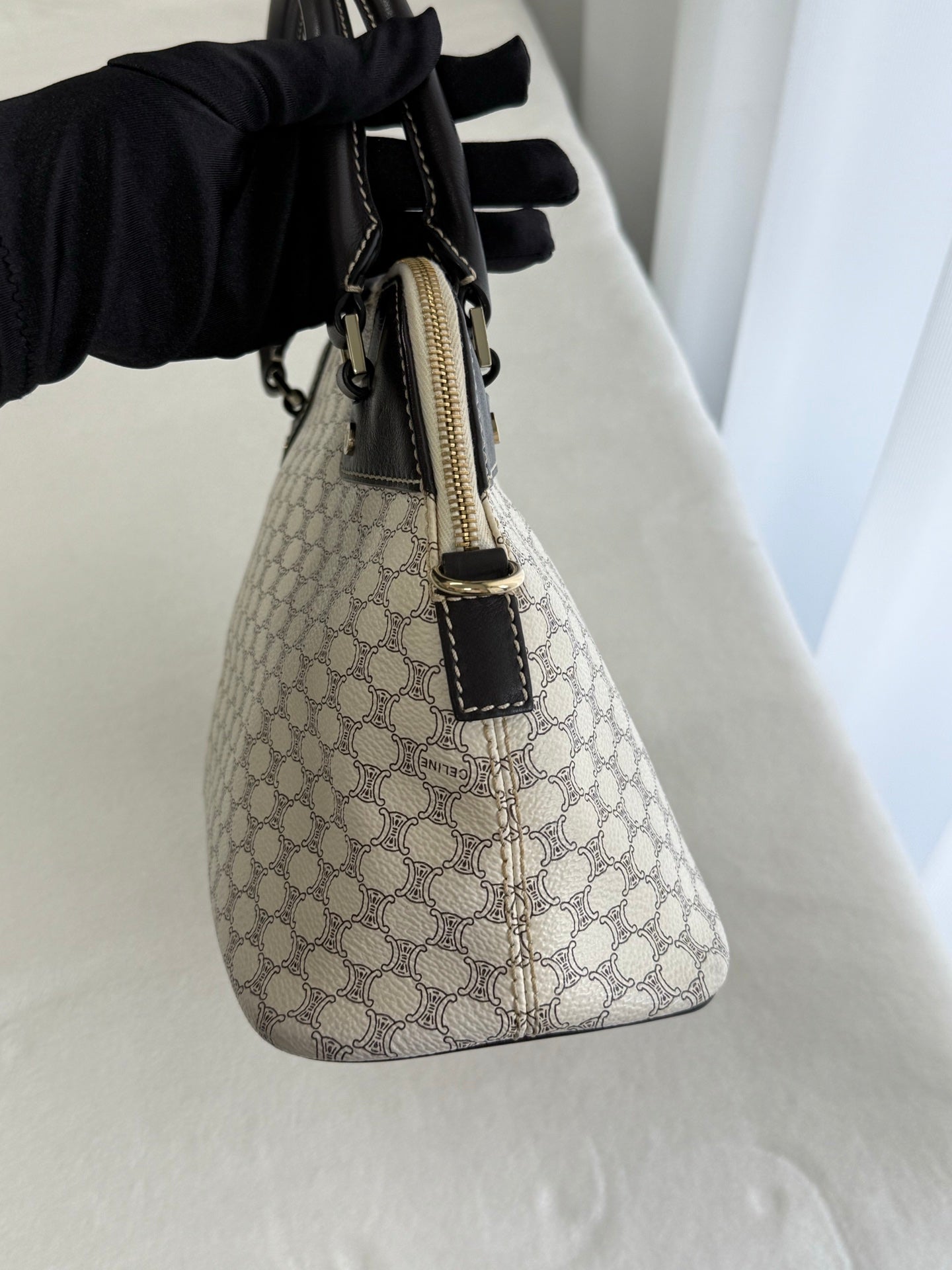 CELINE Macadam Bowler Bag