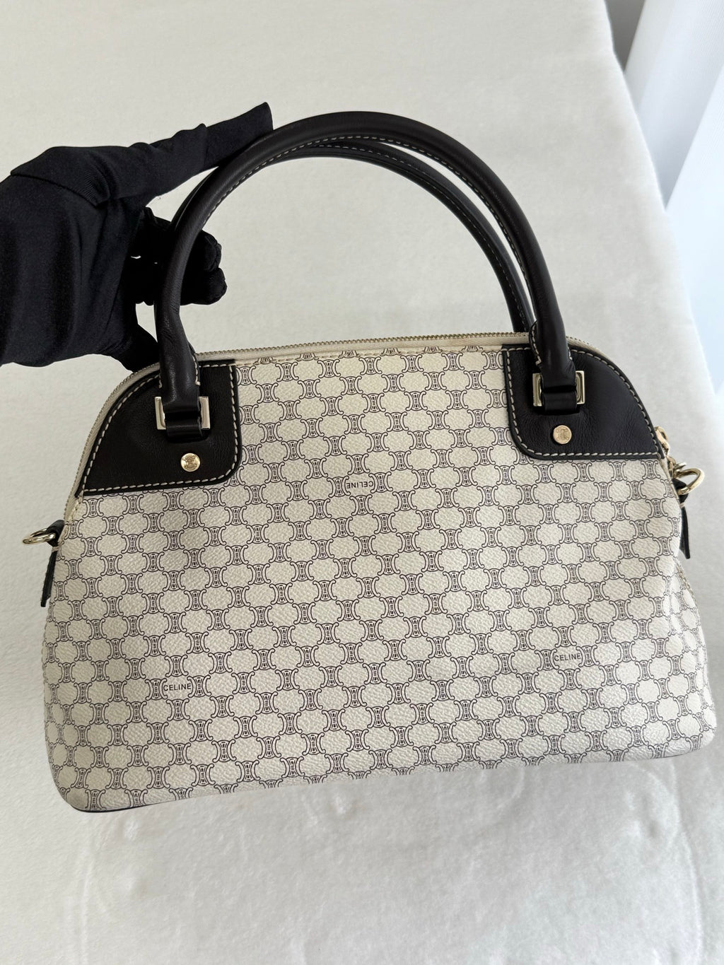 CELINE Macadam Bowler Bag