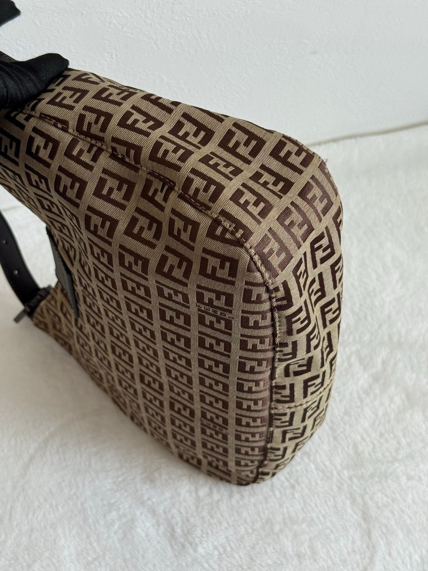 FENDI Zuccacino Croissant Bag
