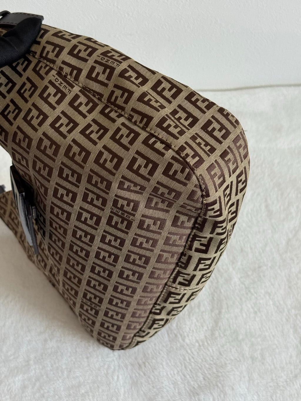 FENDI Zuccacino Croissant Bag