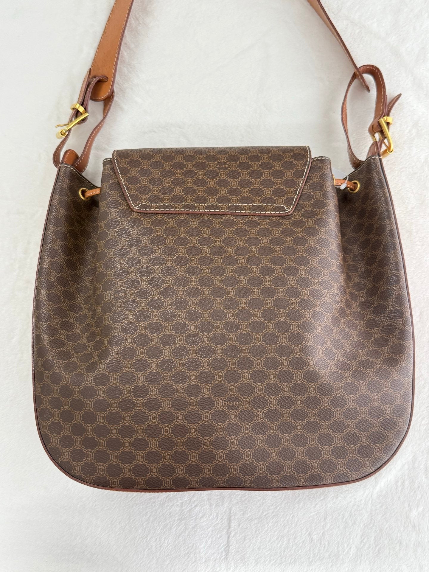 CELINE Macadam Drawstring Bucket Bag