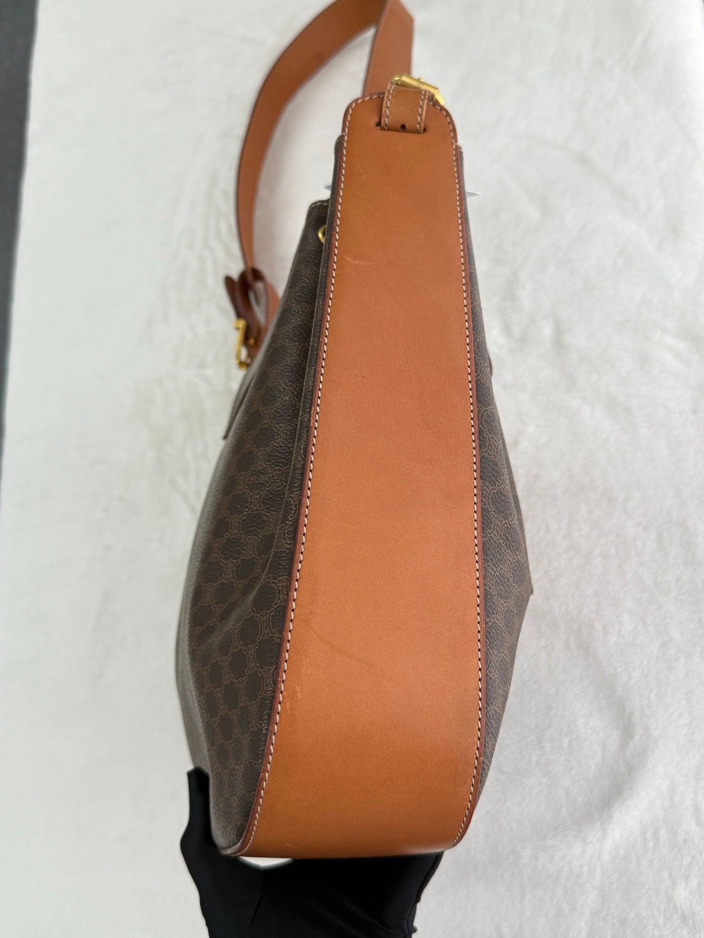 CELINE Macadam Drawstring Bucket Bag