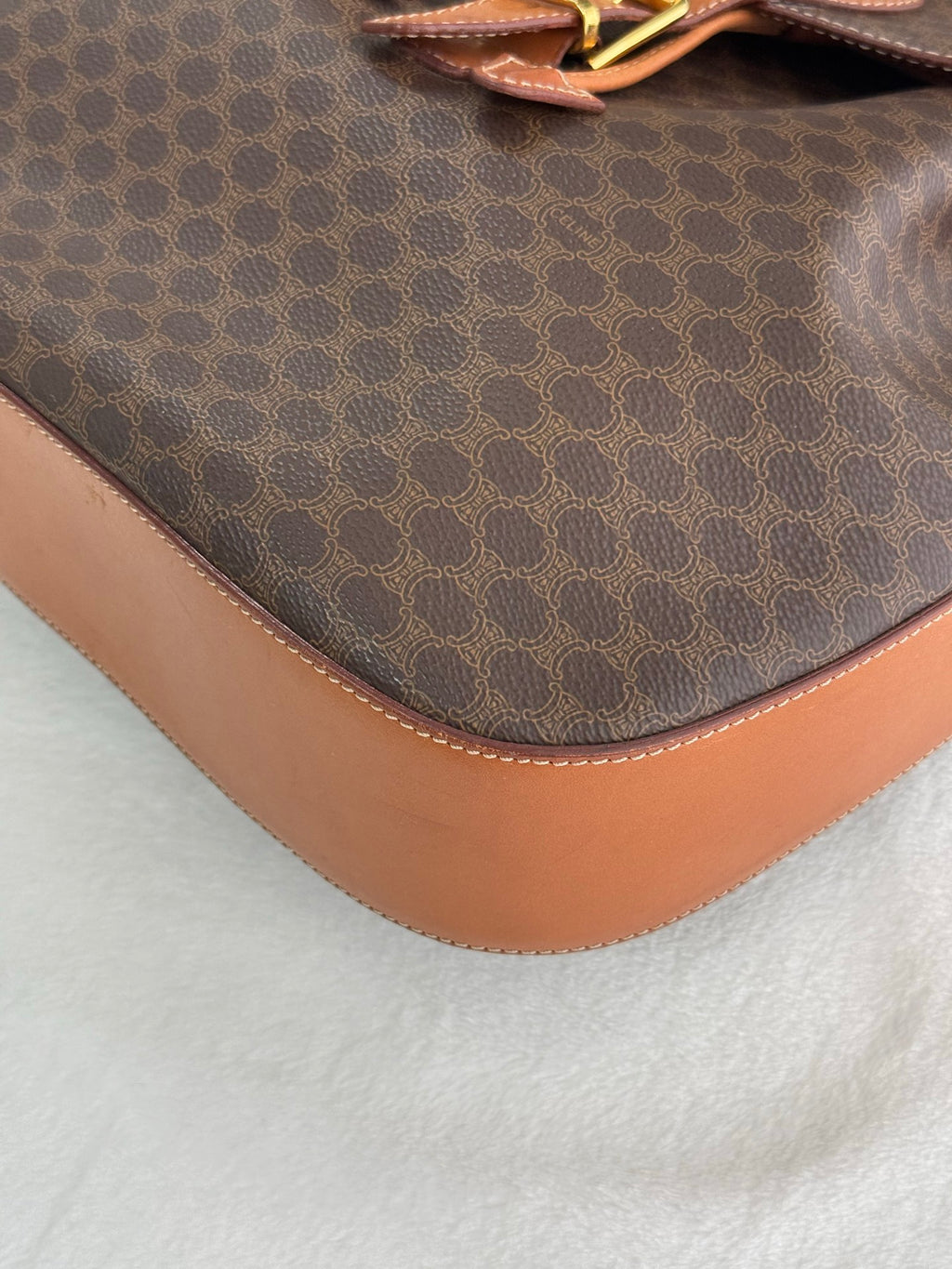 CELINE Macadam Drawstring Bucket Bag