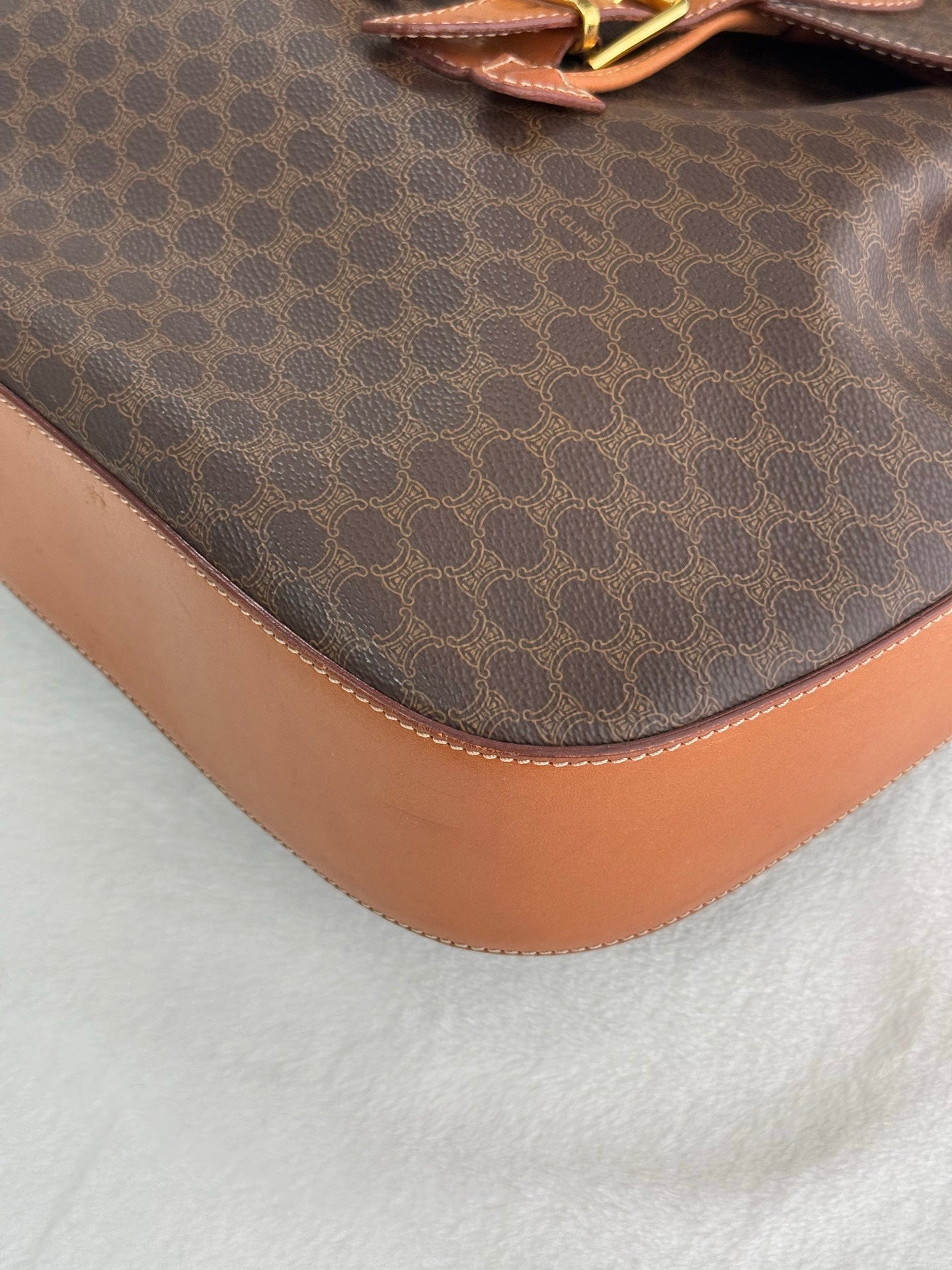 CELINE Macadam Drawstring Bucket Bag