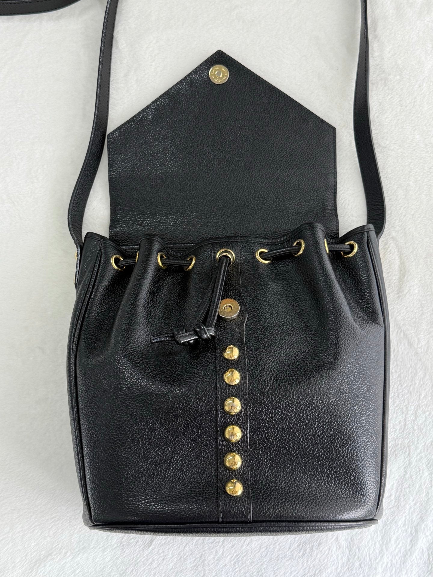 Yves Saint Laurent Studded Bucket Bag