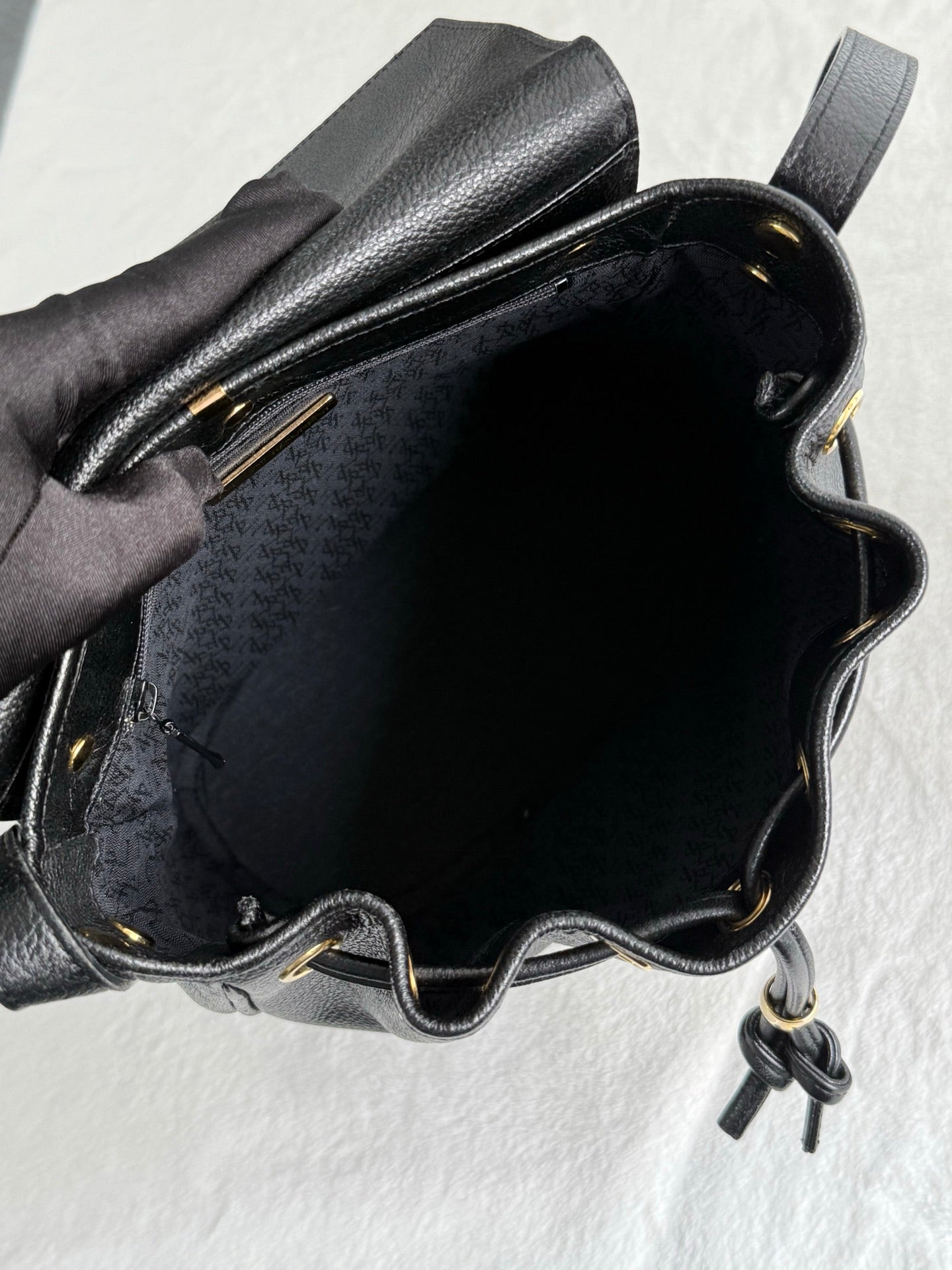Yves Saint Laurent Studded Bucket Bag