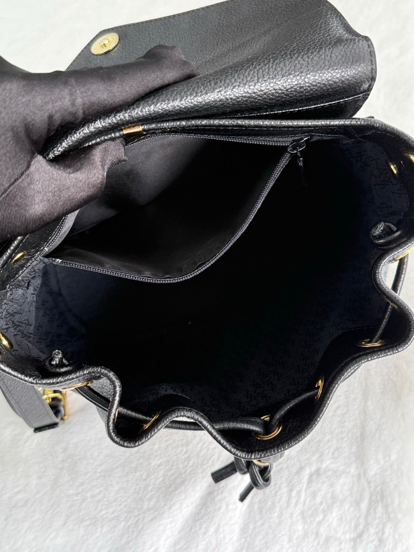 Yves Saint Laurent Studded Bucket Bag