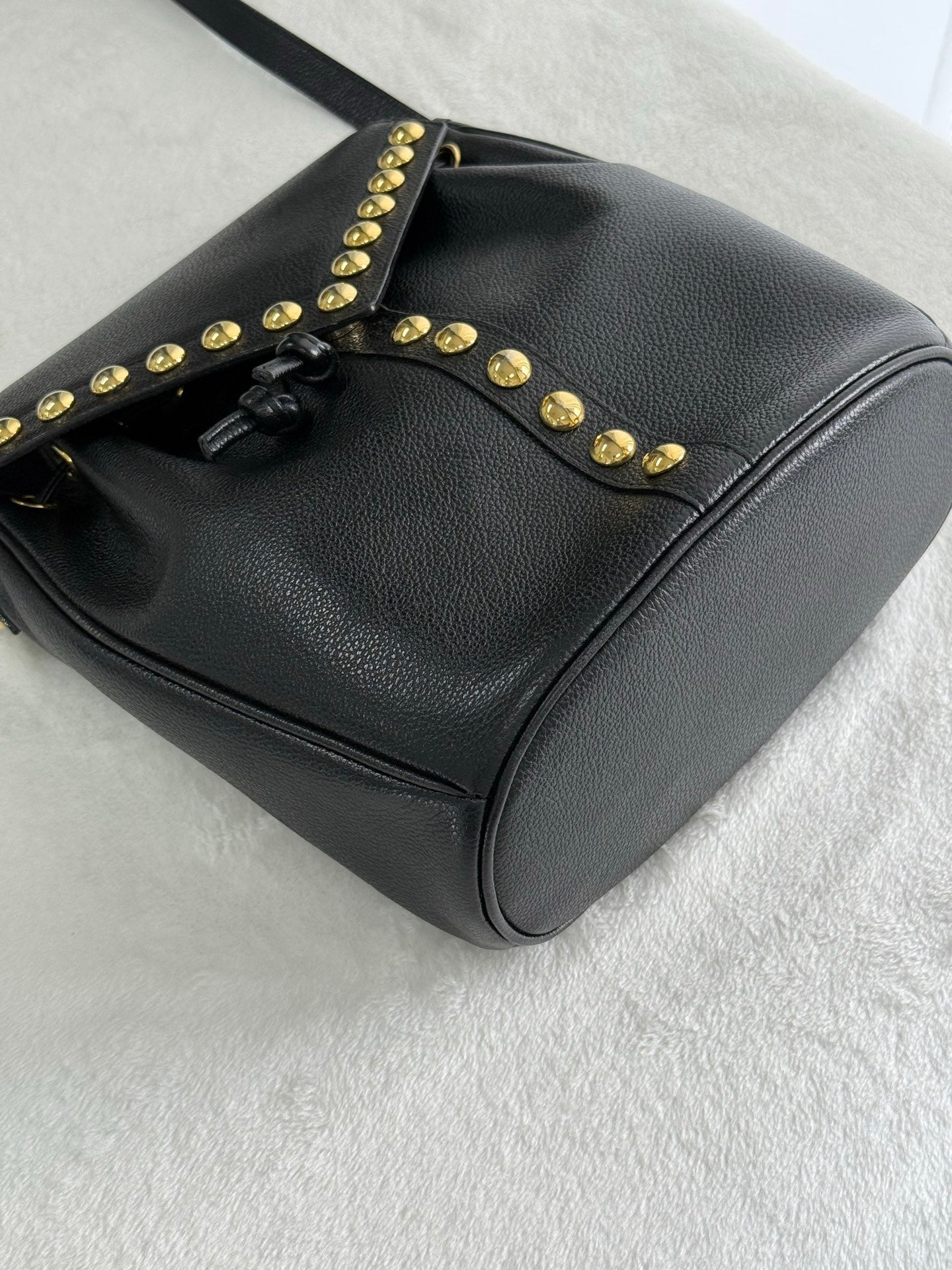 Yves Saint Laurent Studded Bucket Bag