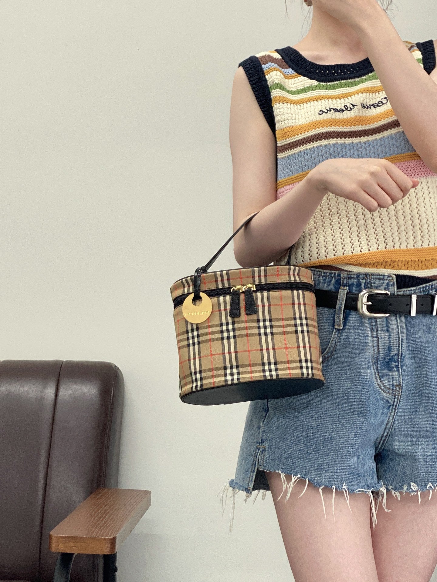 BURBERRY Vanity Case Bag