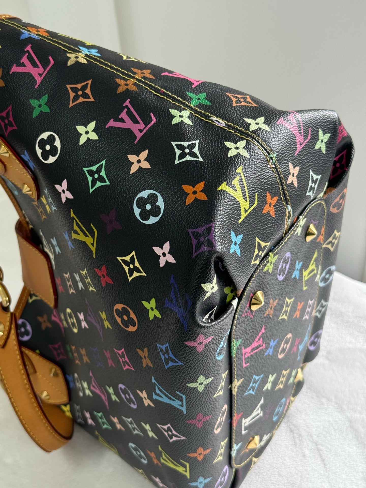 LOUIS VUITTON Black Monogram Multicolor Shoulderbag
