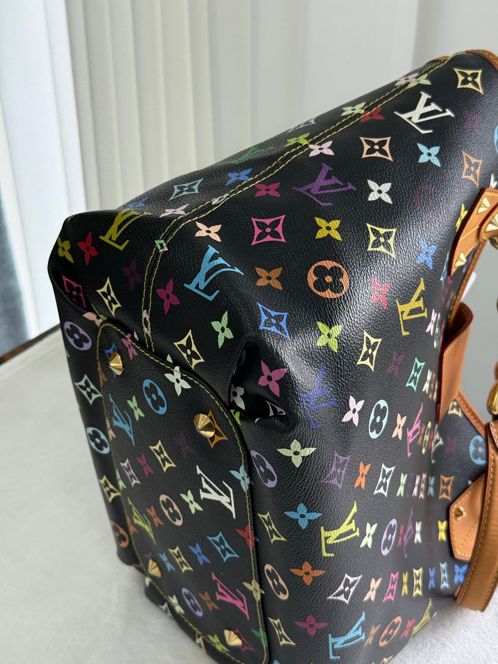 LOUIS VUITTON Black Monogram Multicolor Shoulderbag