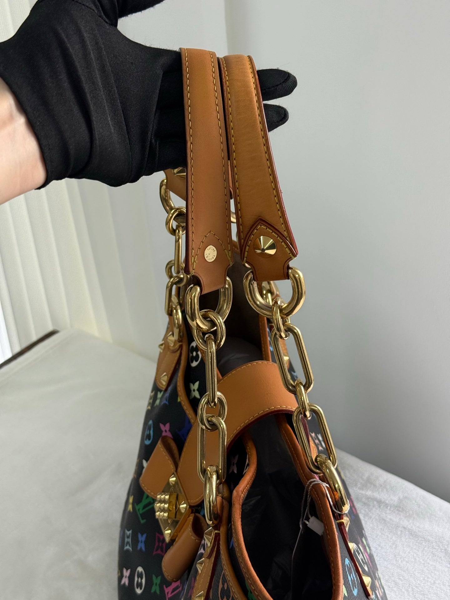 LOUIS VUITTON Black Monogram Multicolor Shoulderbag