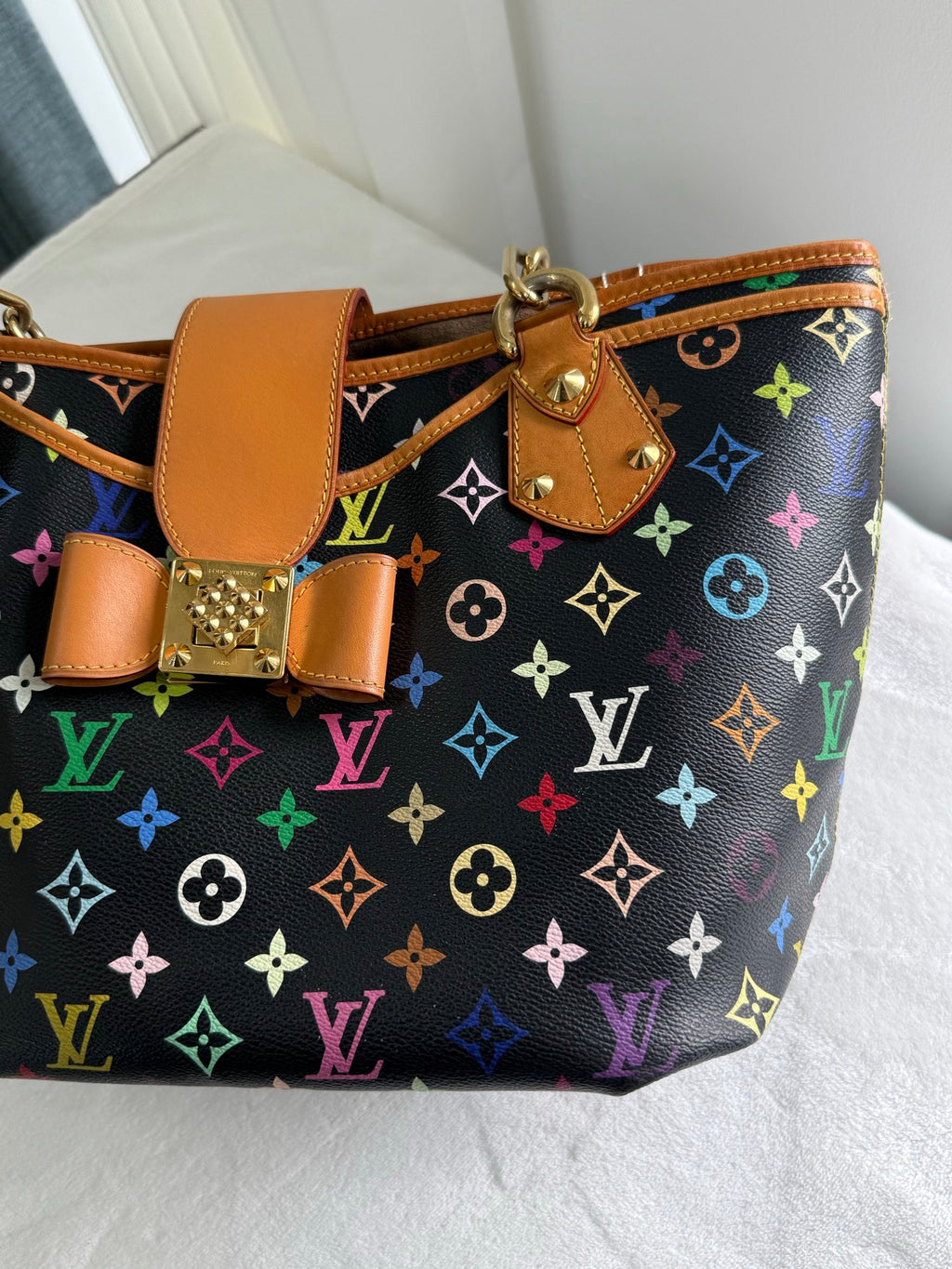 LOUIS VUITTON Black Monogram Multicolor Shoulderbag