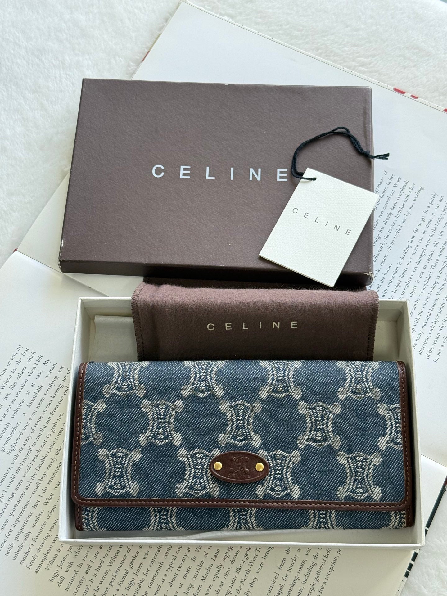 Celine Denim Wallet
