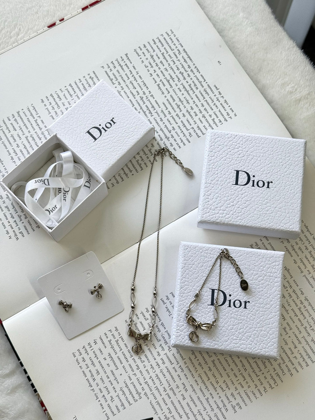 Dior Vintage Necklace, Bracelet, Earings Set