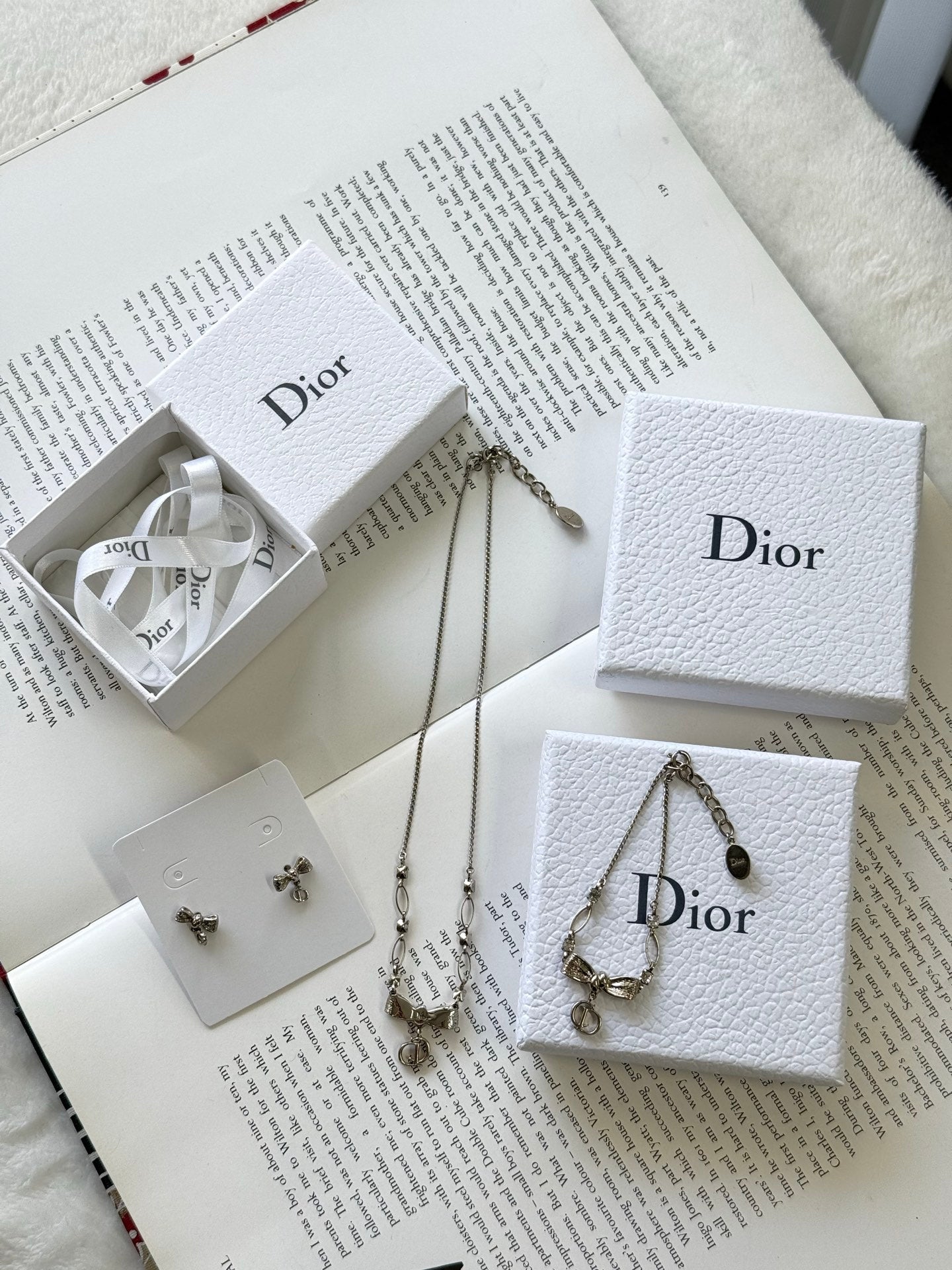 Dior Vintage Necklace, Bracelet, Earings Set