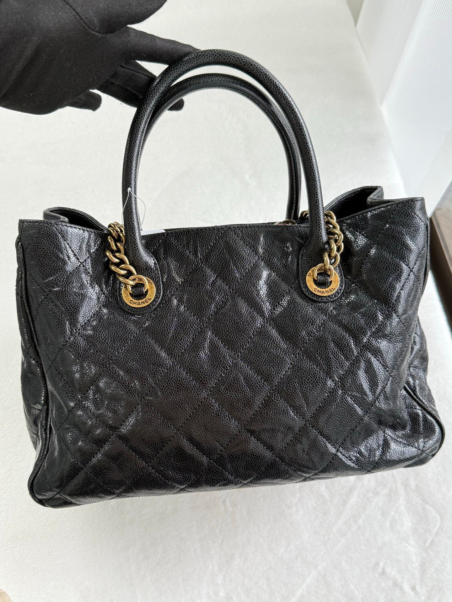 CHANEL COCO Caviar Skin 2Way Totebag