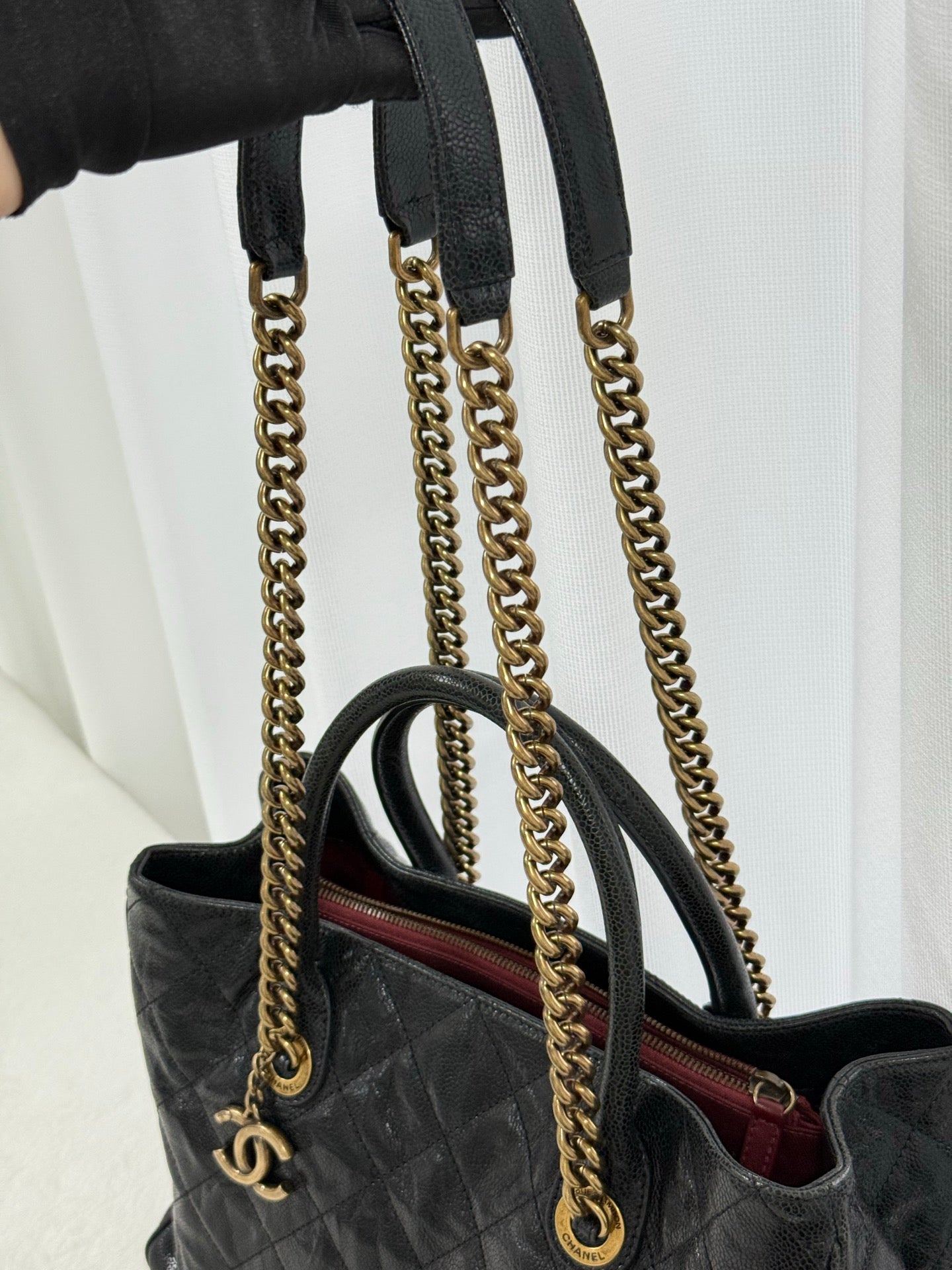 CHANEL COCO Caviar Skin 2Way Totebag