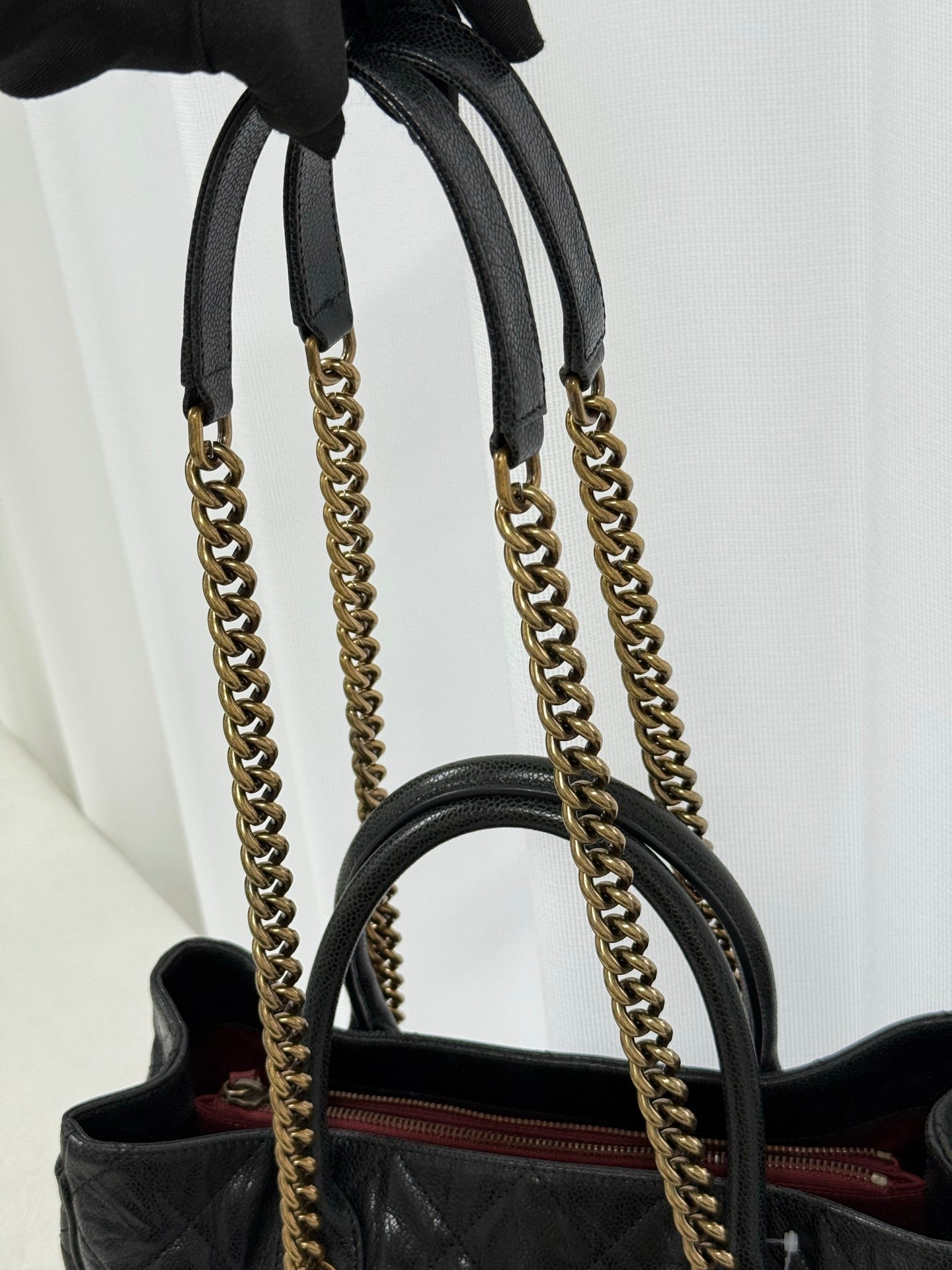CHANEL COCO Caviar Skin 2Way Totebag