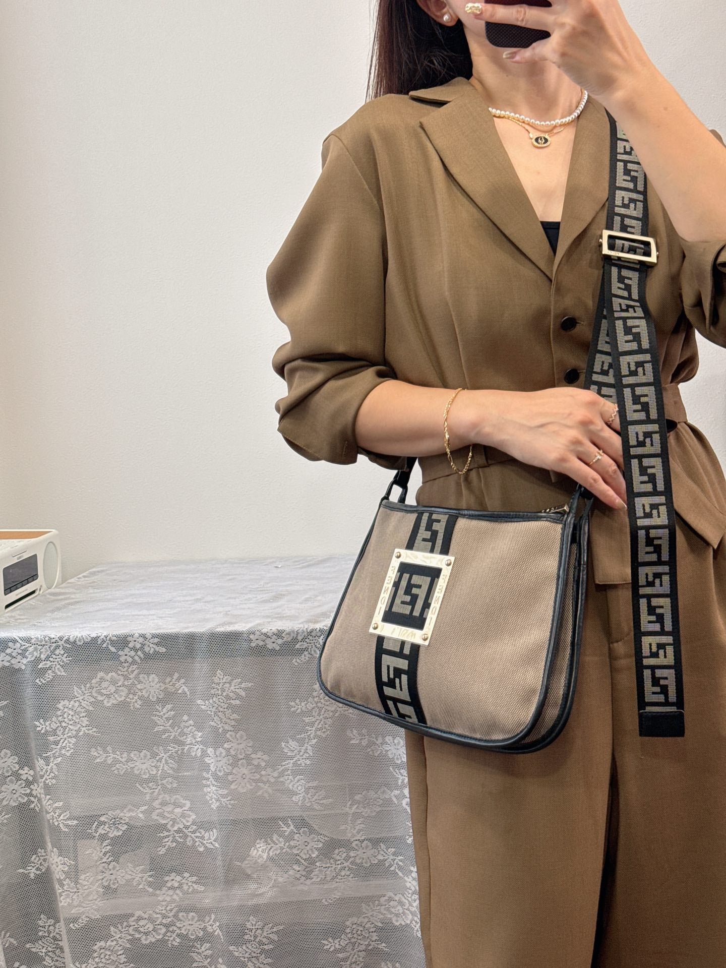FENDI Shoulder bag Cross bag 2Ways Pre-loved