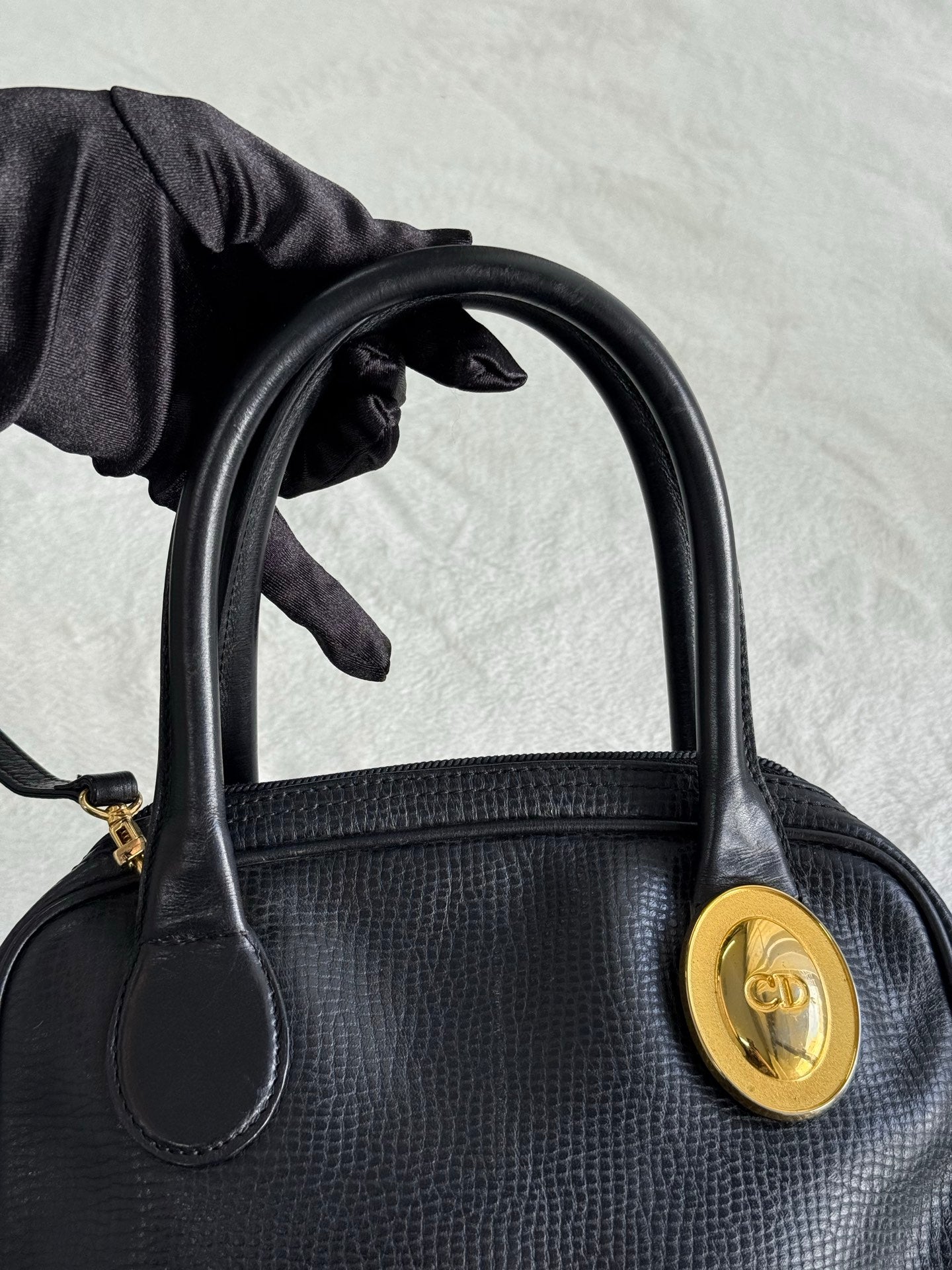 Dior Pebbled 2Ways Handbag Pre-loved