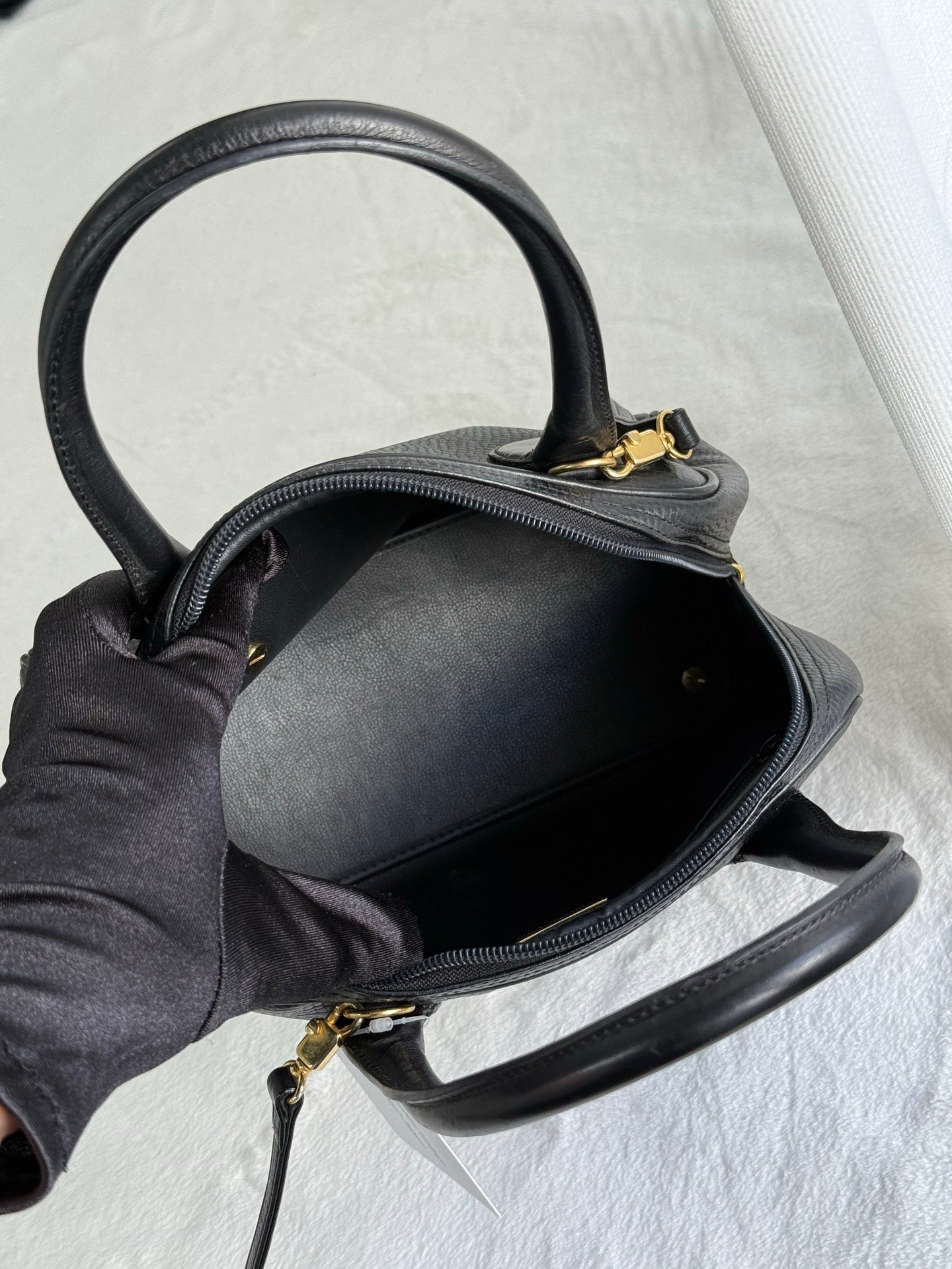 Dior Pebbled 2Ways Handbag Pre-loved