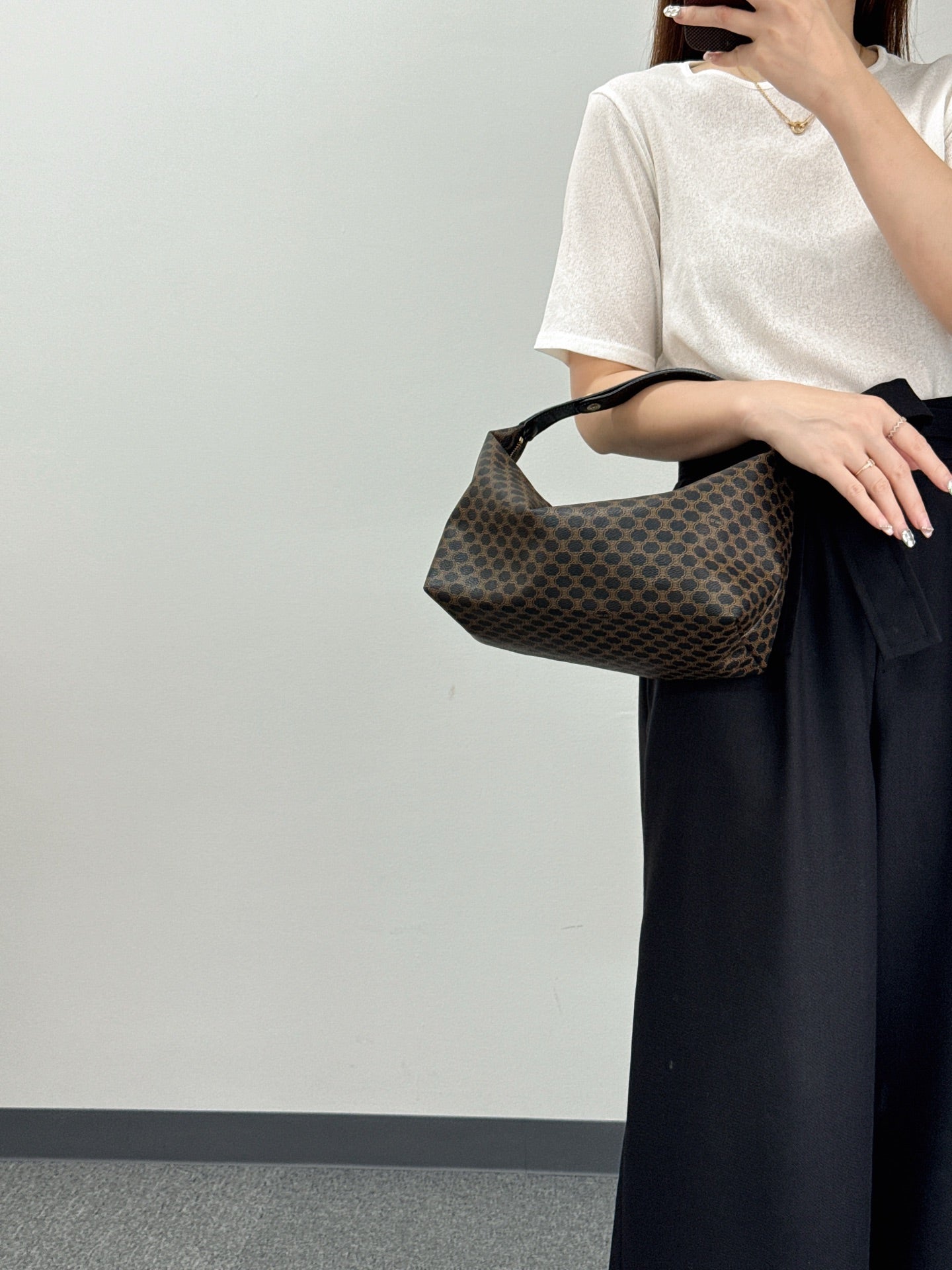Celine Macadam Blace Handbag