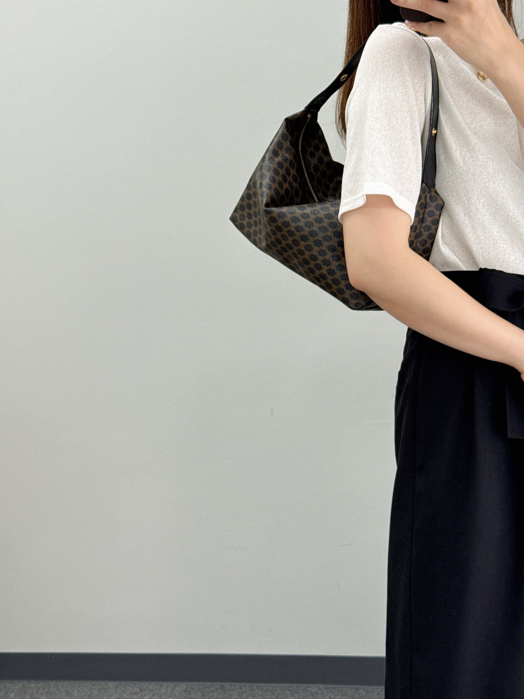 Celine Macadam Blace Handbag